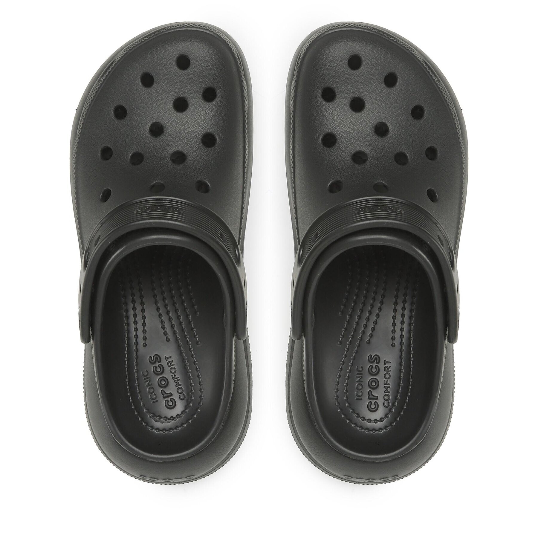 Crocs Чехли Classic Crush Clog 207521 Черен - Pepit.bg