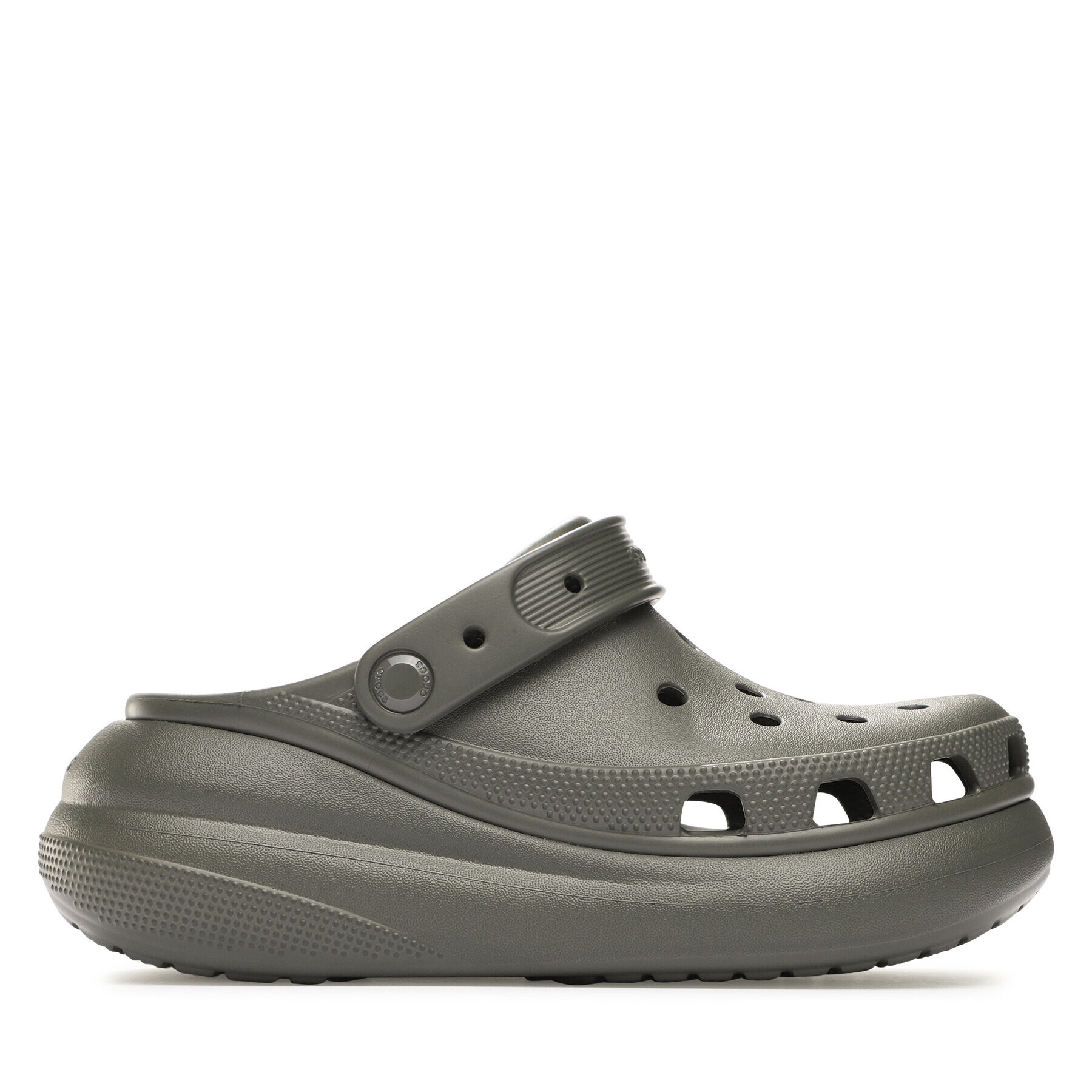 Crocs Чехли Classic Crush Clog 207521 Каки - Pepit.bg