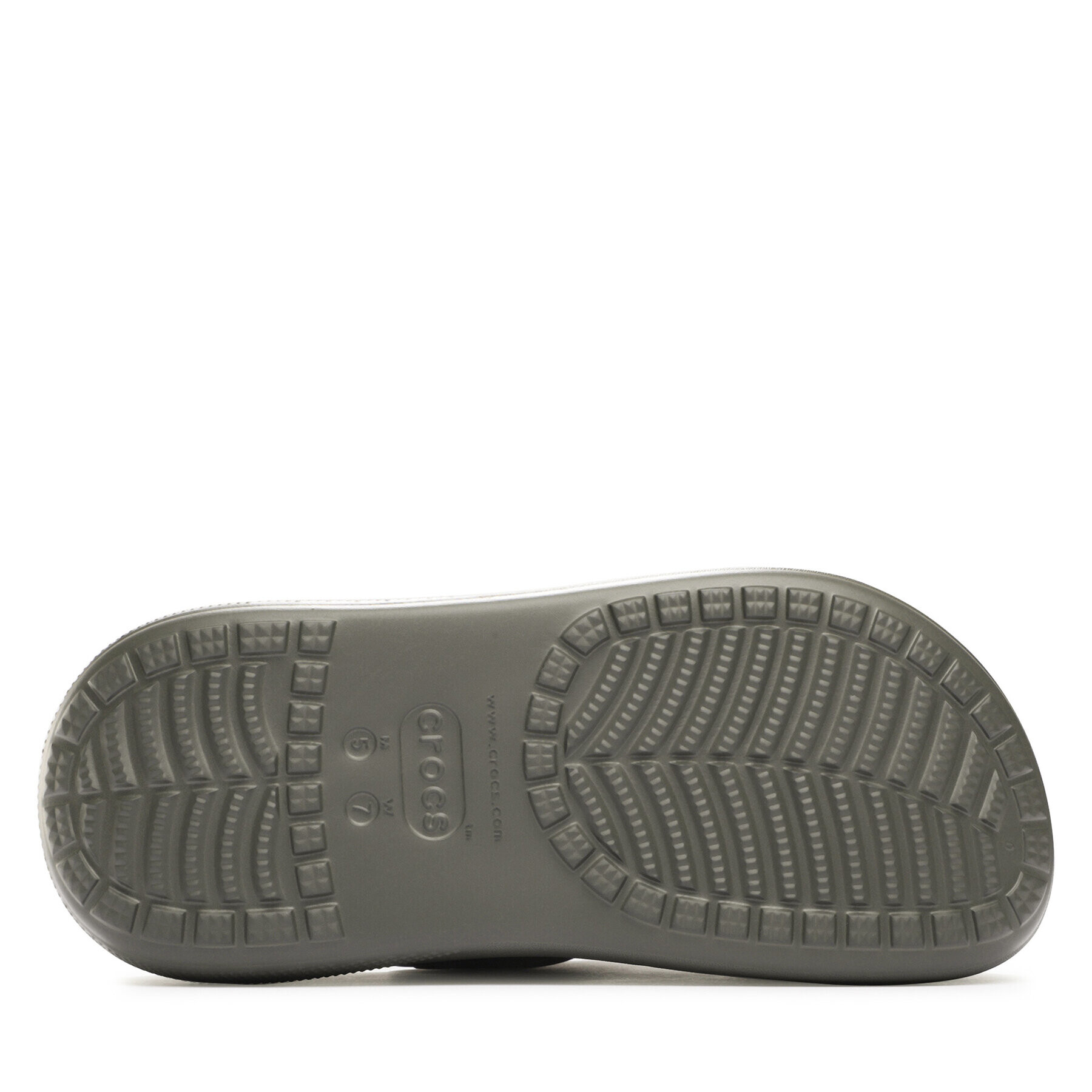 Crocs Чехли Classic Crush Clog 207521 Каки - Pepit.bg