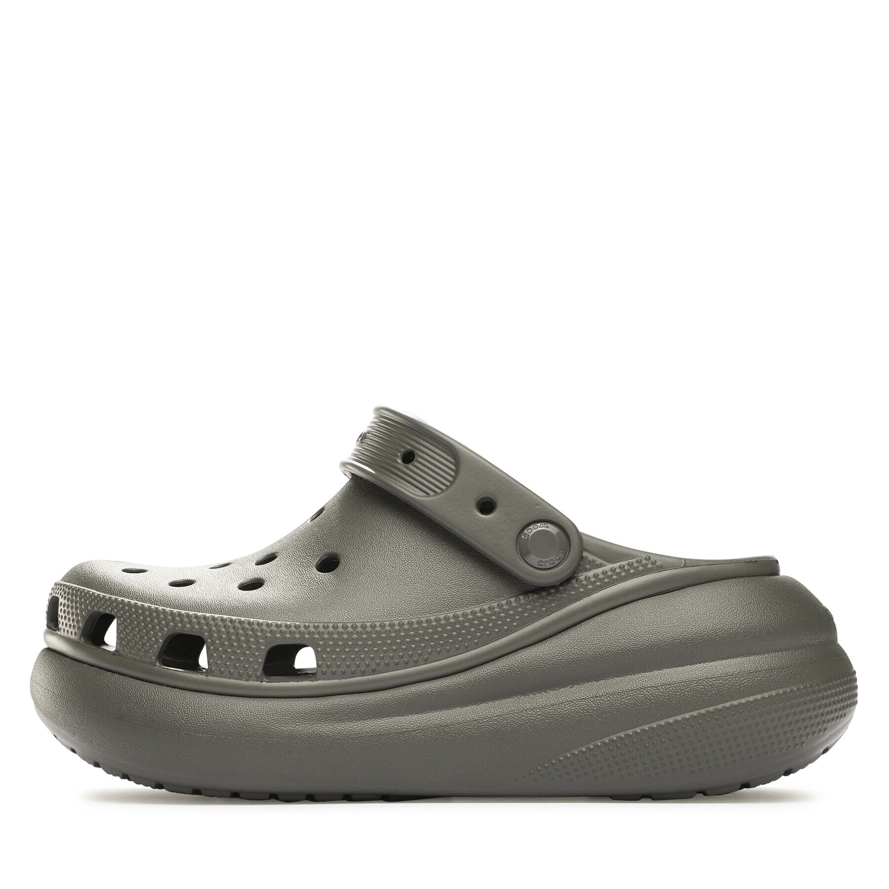 Crocs Чехли Classic Crush Clog 207521 Каки - Pepit.bg