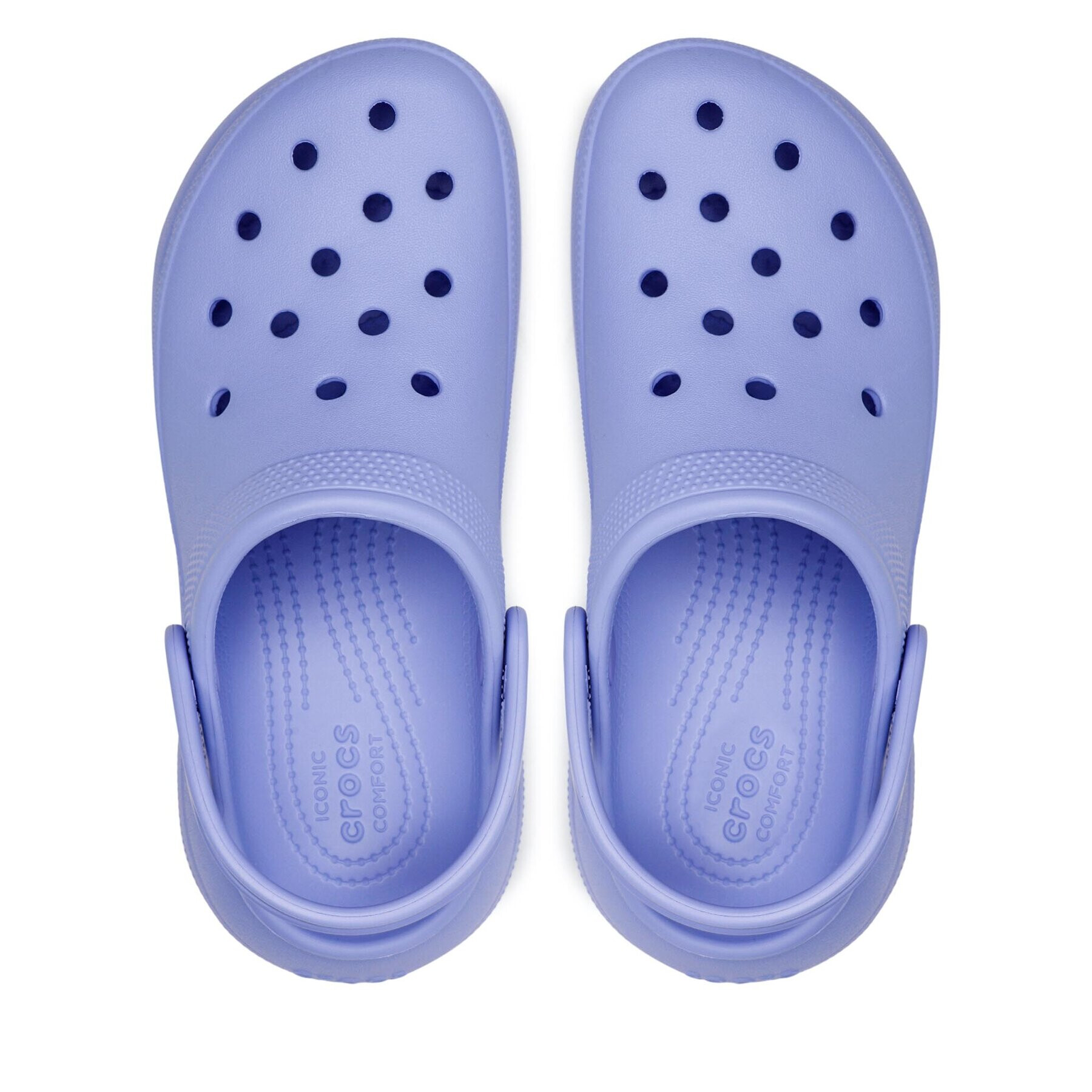 Crocs Чехли Classic Crush Clog 207521 Виолетов - Pepit.bg