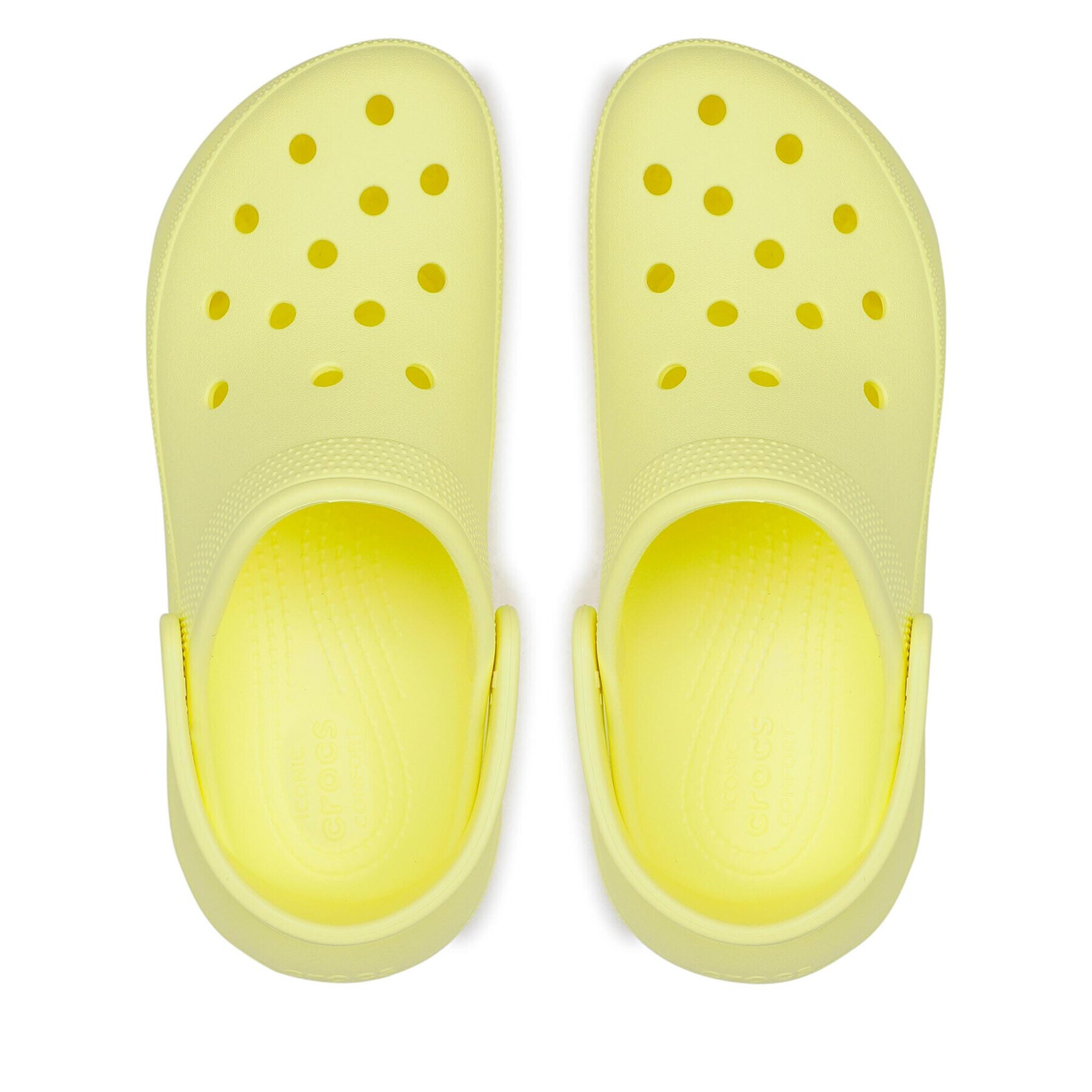 Crocs Чехли Classic Crush Clog 207521 Жълт - Pepit.bg