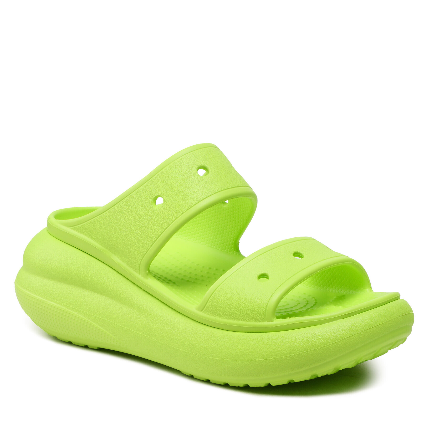 Crocs Чехли Classic Crush Sandal 207670 Зелен - Pepit.bg