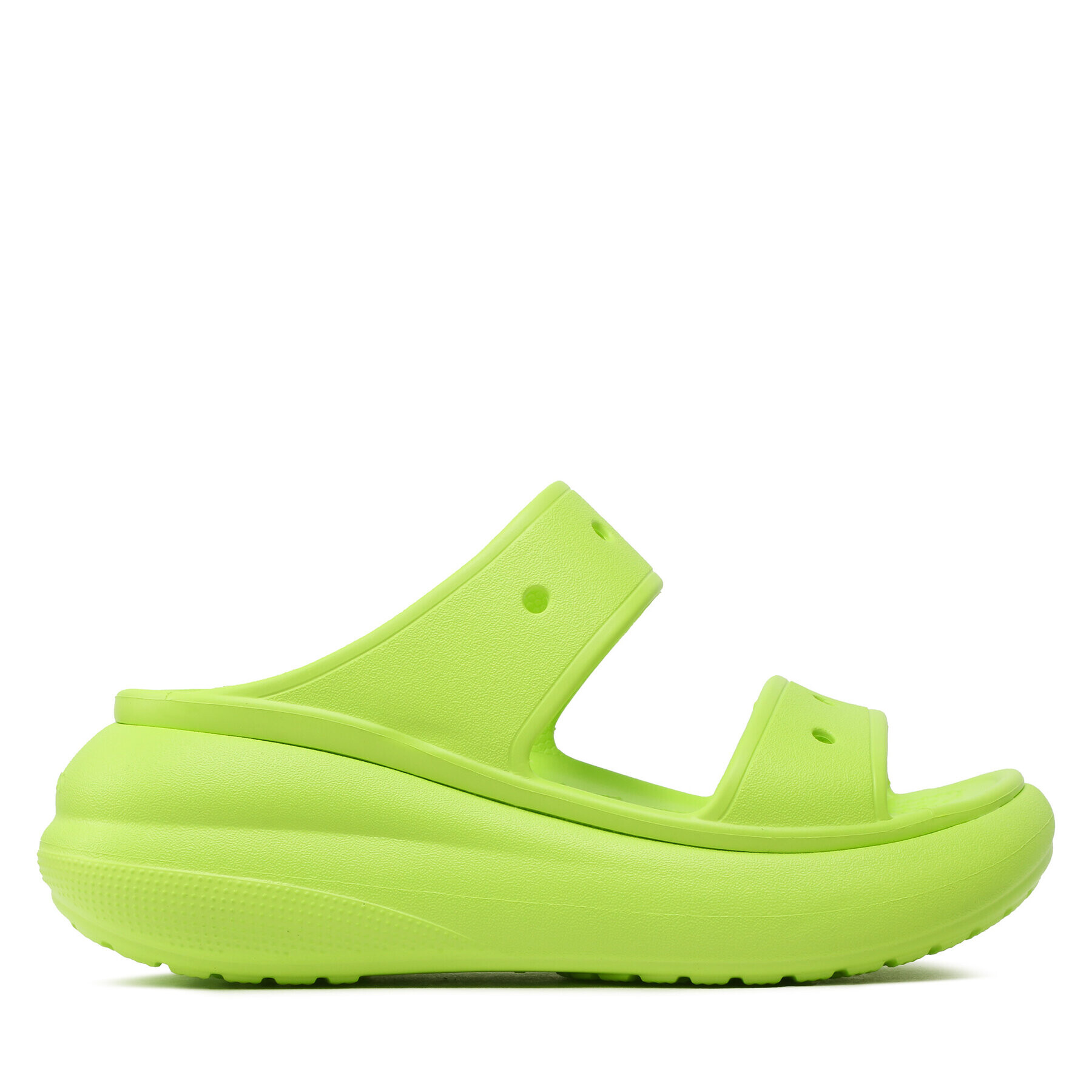 Crocs Чехли Classic Crush Sandal 207670 Зелен - Pepit.bg