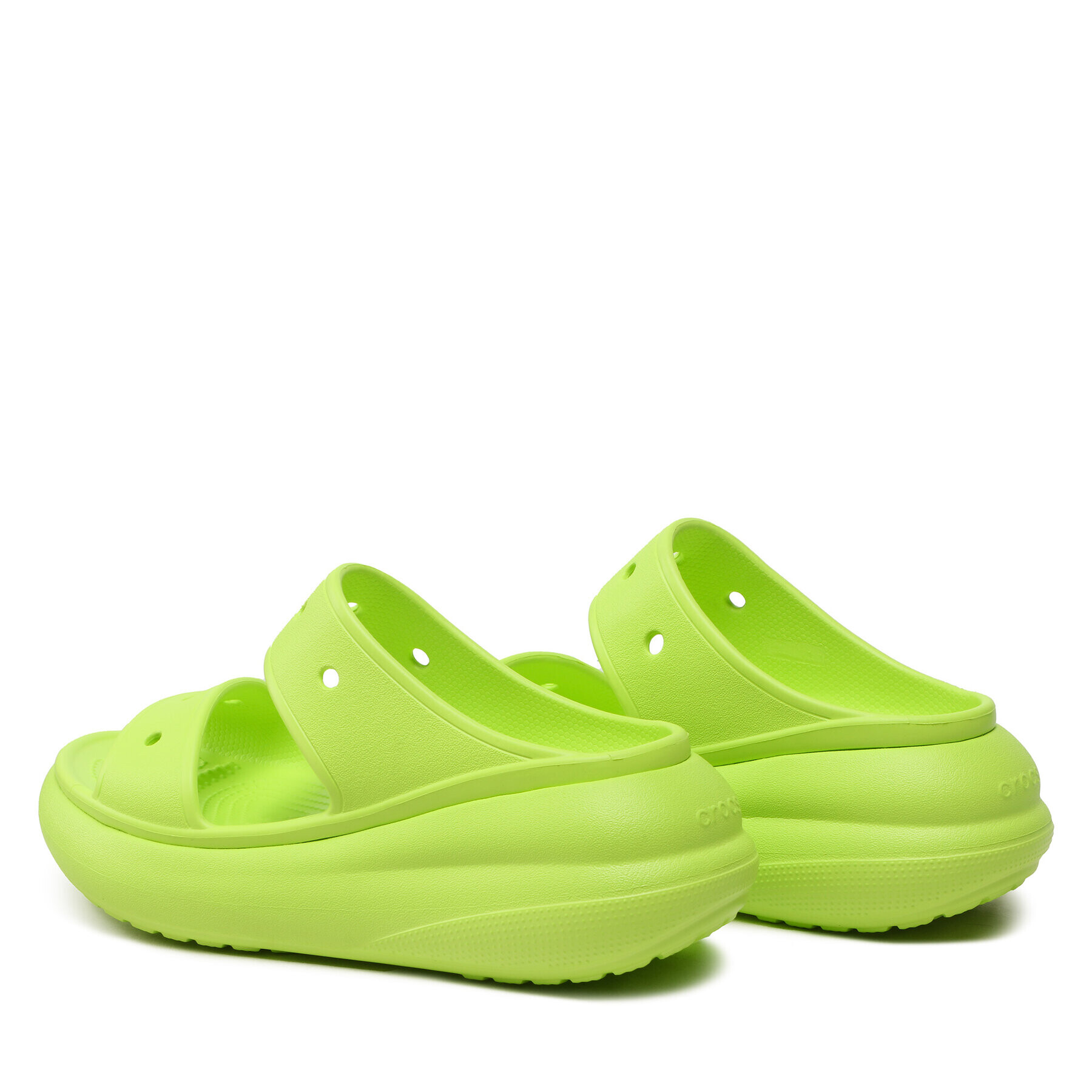 Crocs Чехли Classic Crush Sandal 207670 Зелен - Pepit.bg