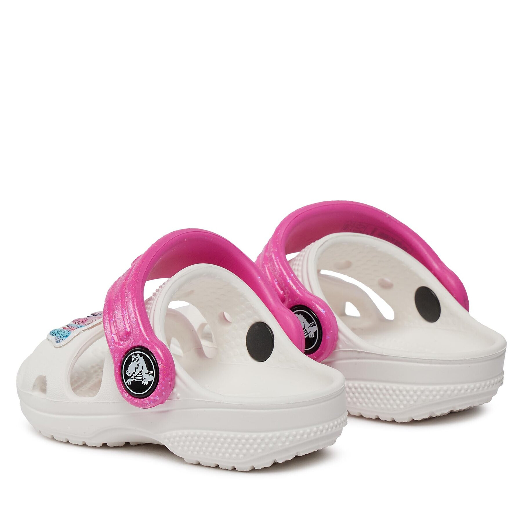 Crocs Чехли Classic Embellished Sandal T 207803 Бял - Pepit.bg