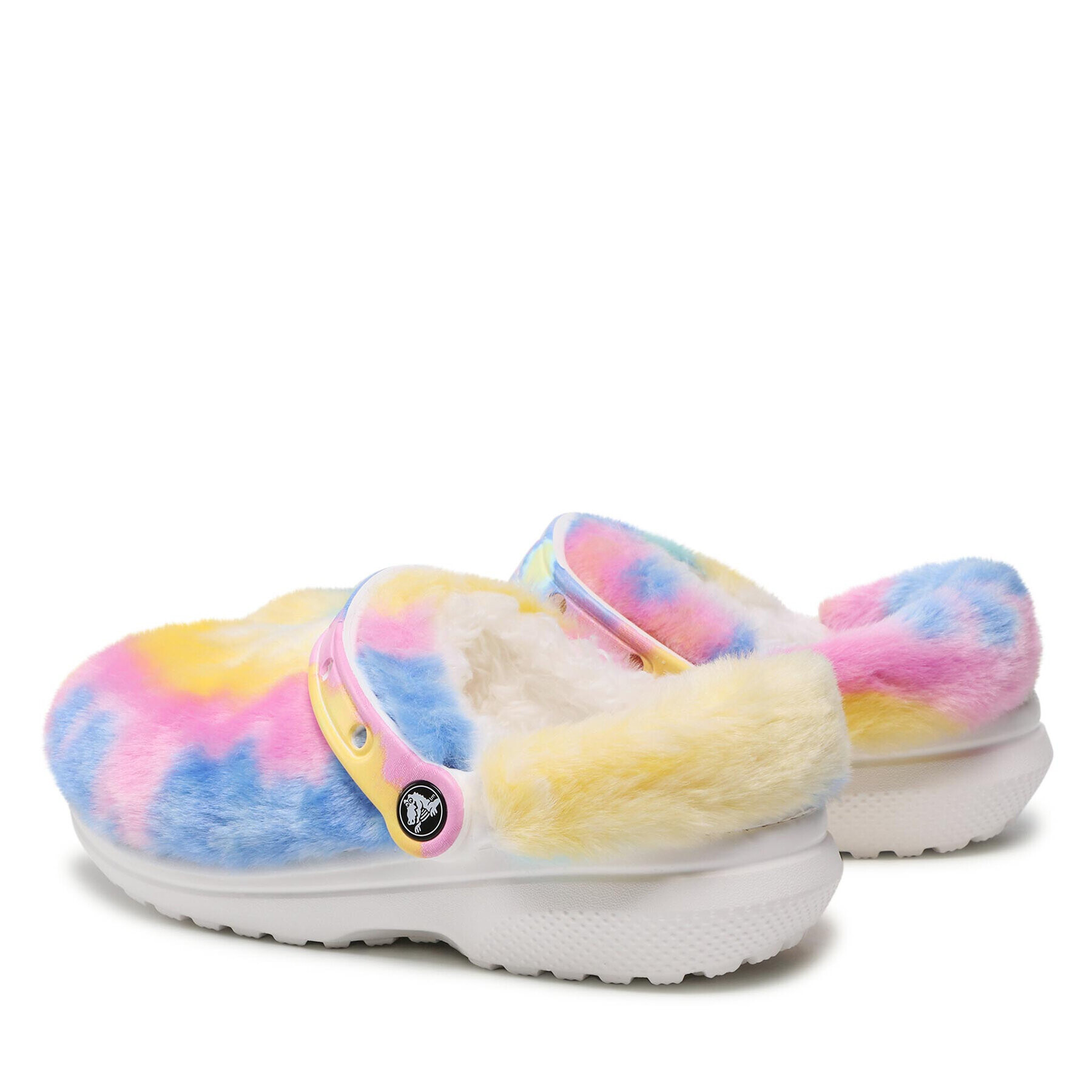 Crocs Чехли Classic Fur Sure 207303 Жълт - Pepit.bg