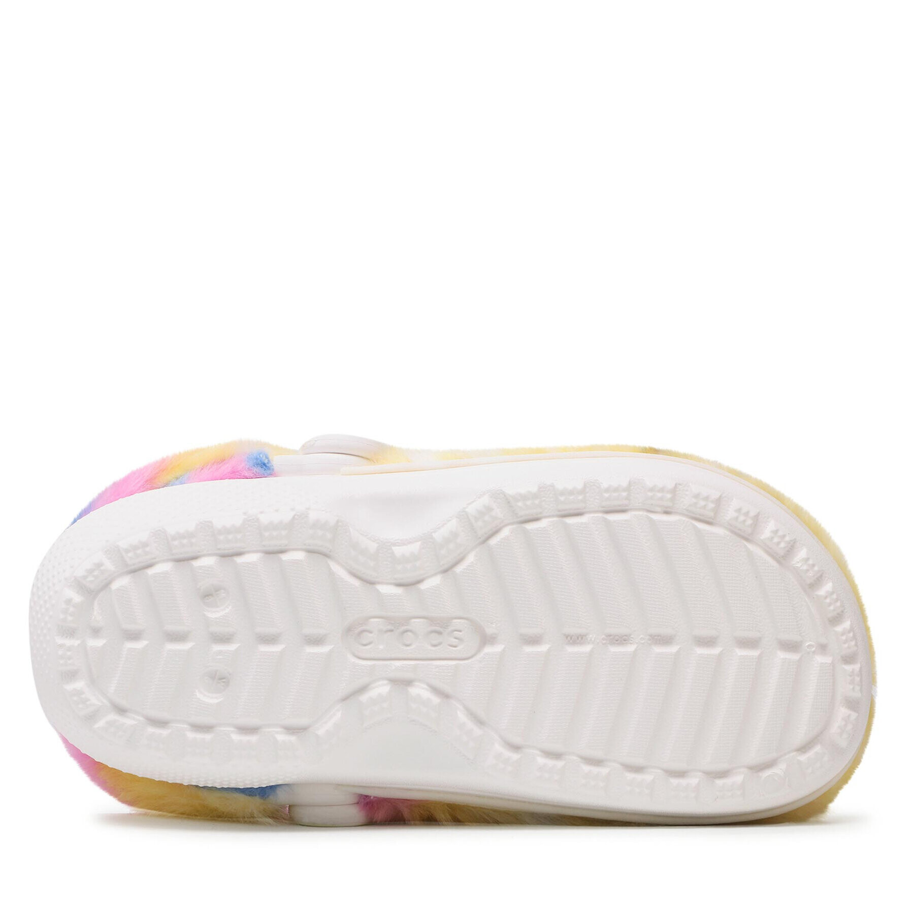 Crocs Чехли Classic Fur Sure 207303 Жълт - Pepit.bg