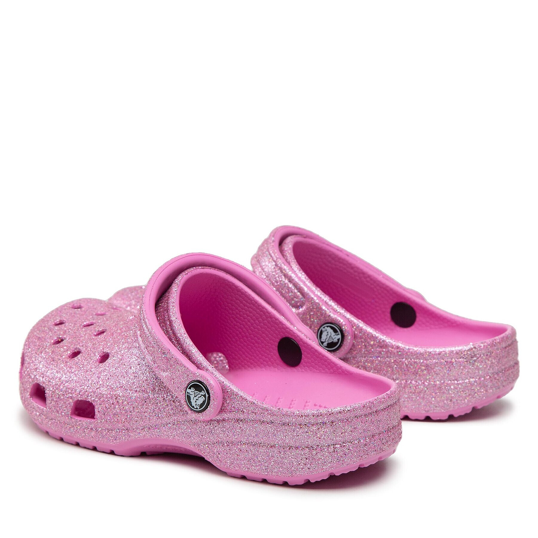 Crocs Чехли Classic Glitter 207551 Розов - Pepit.bg