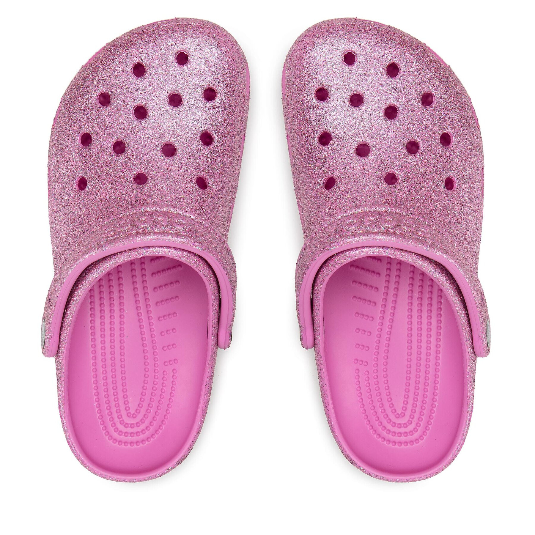Crocs Чехли Classic Glitter 207551 Розов - Pepit.bg
