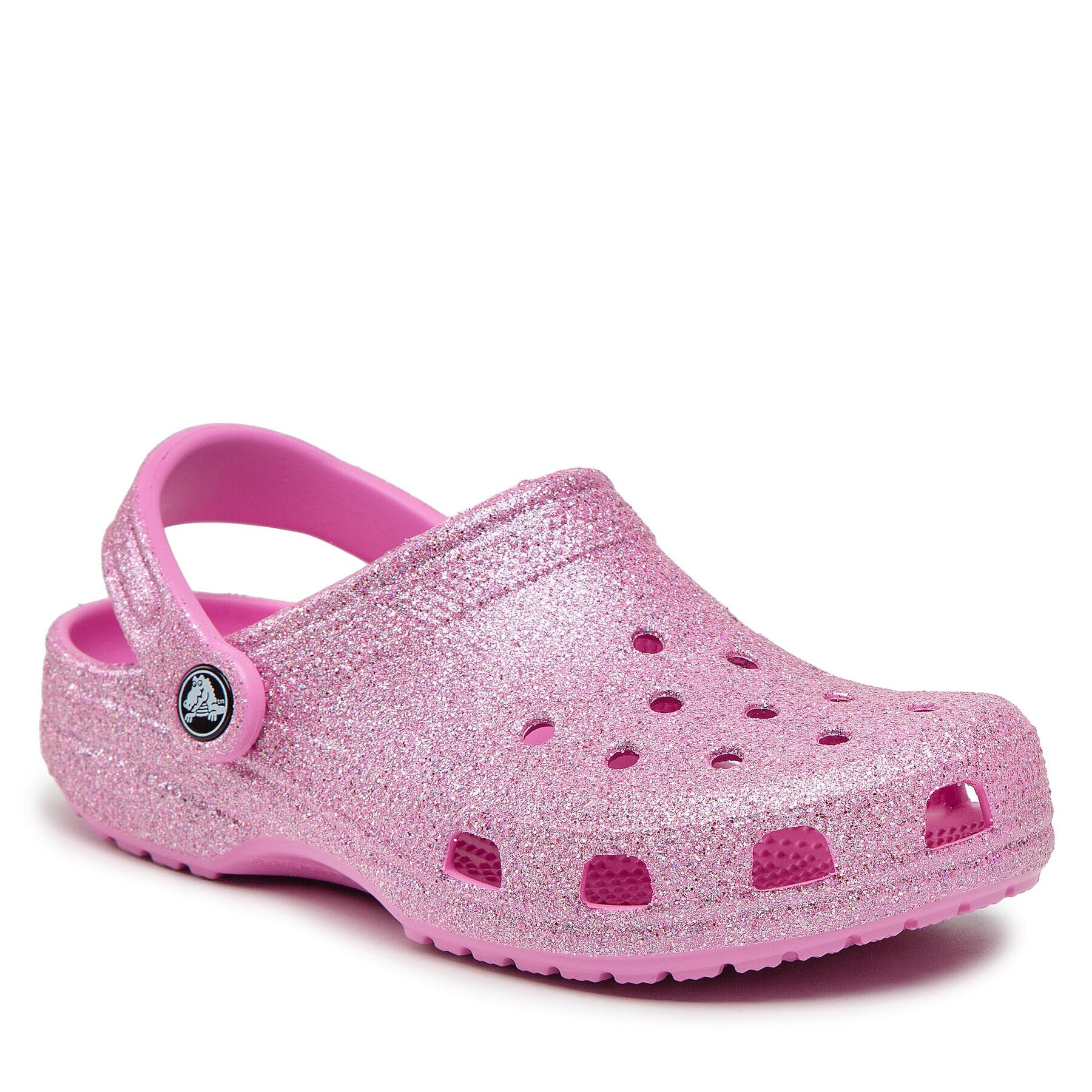 Crocs Чехли Classic Glitter 207551 Розов - Pepit.bg