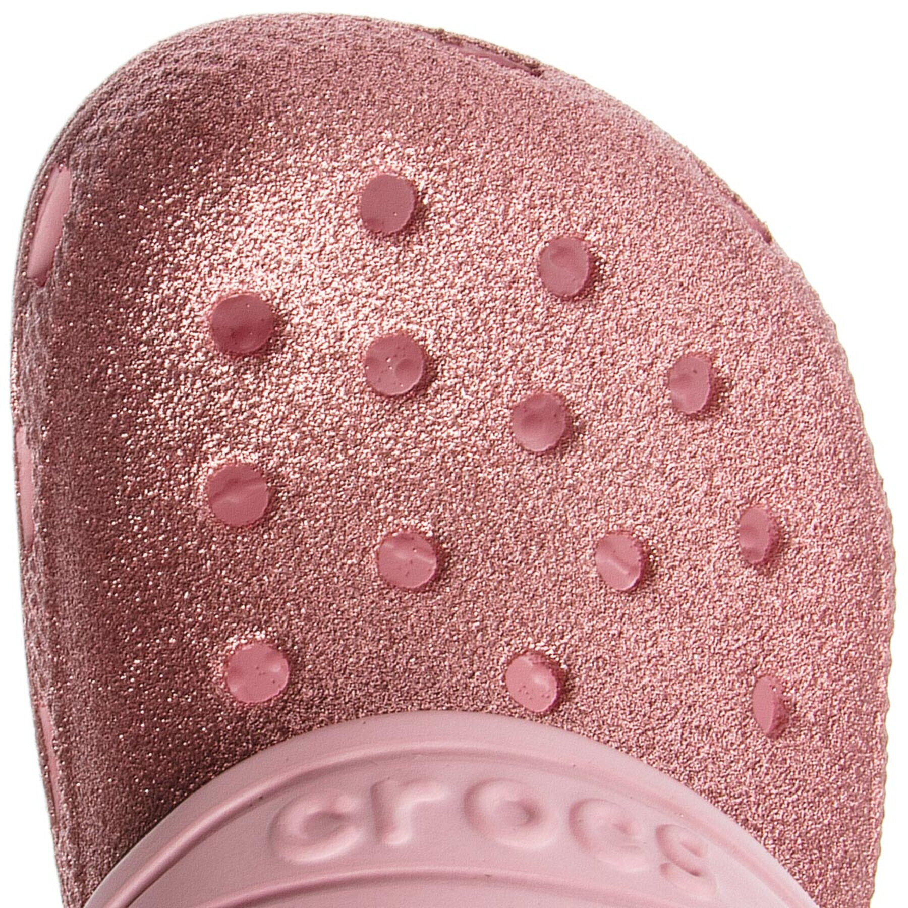 Crocs Чехли Classic Glitter Clog K 205441 Розов - Pepit.bg