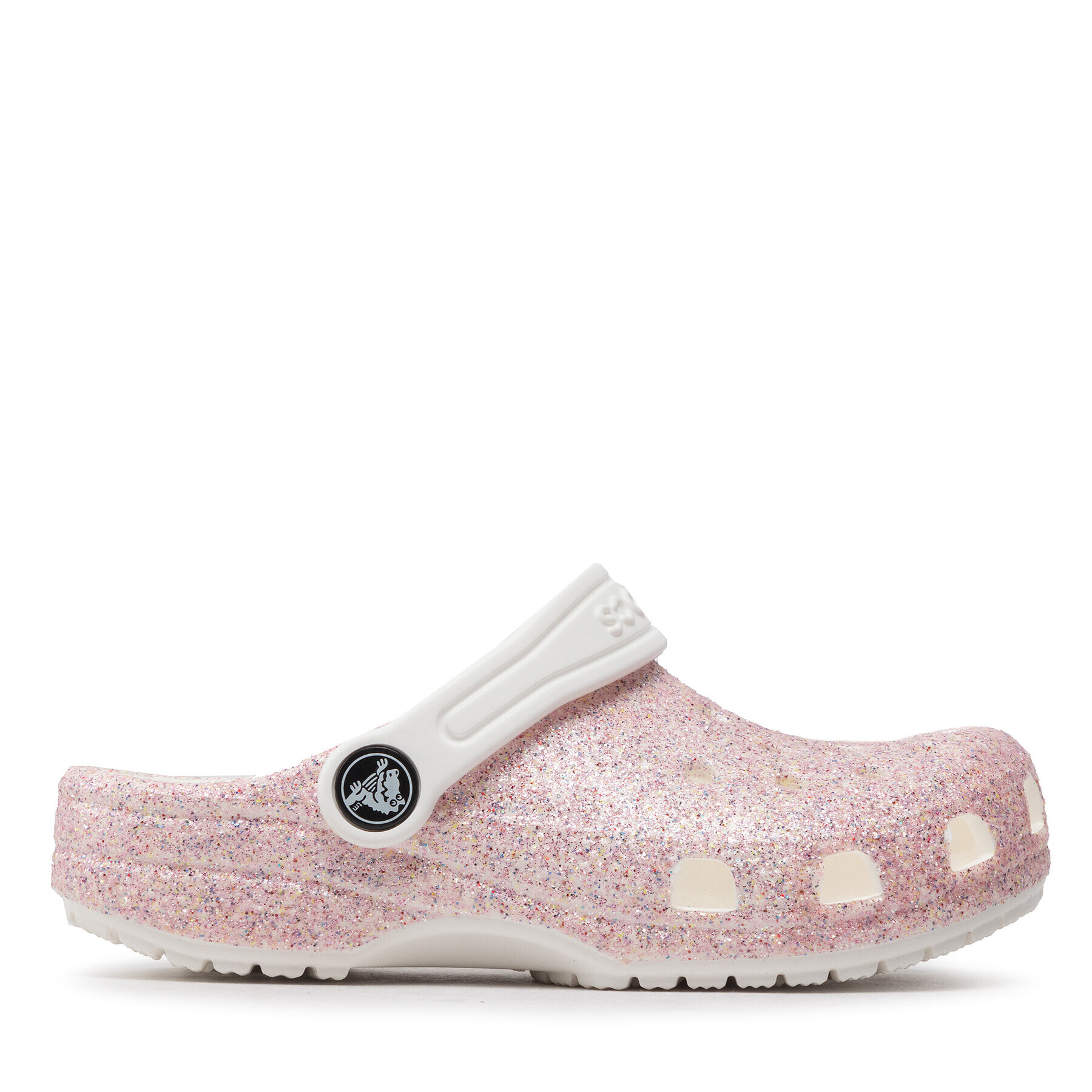 Crocs Чехли Classic Glitter Clog K 206993 Розов - Pepit.bg