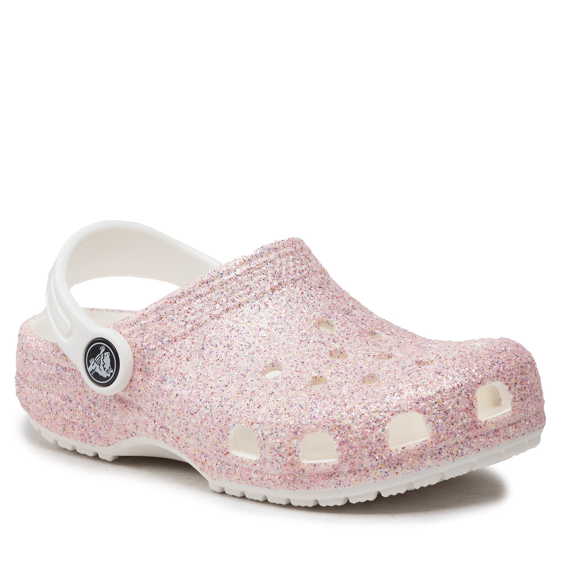 Crocs Чехли Classic Glitter Clog K 206993 Розов - Pepit.bg