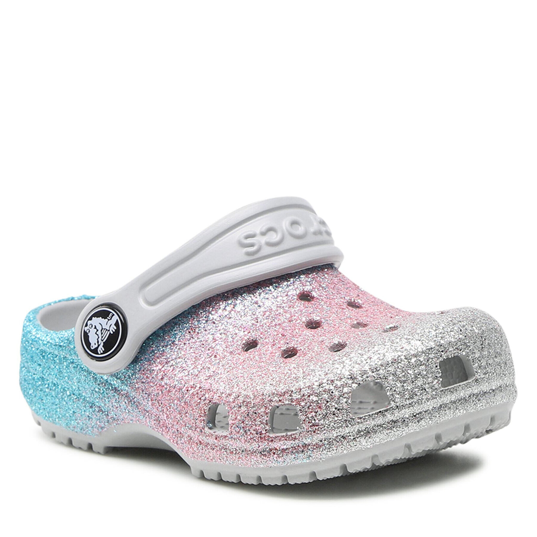 Crocs Чехли Classic Glitter Clog T 206992 Цветен - Pepit.bg