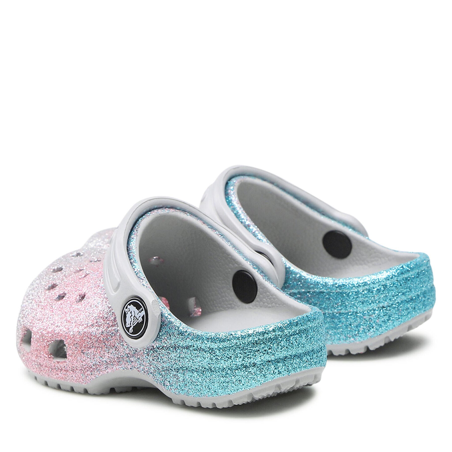 Crocs Чехли Classic Glitter Clog T 206992 Цветен - Pepit.bg