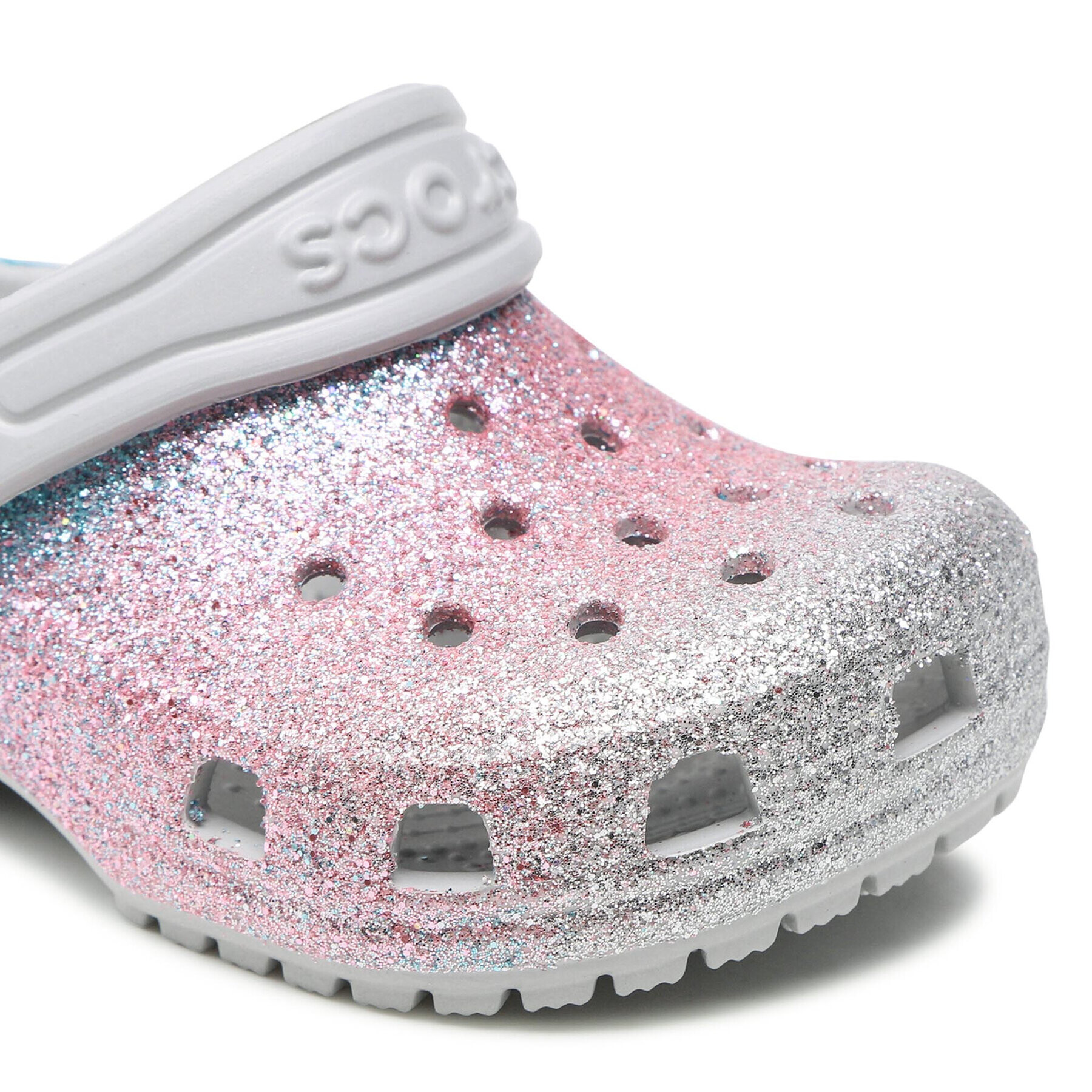 Crocs Чехли Classic Glitter Clog T 206992 Цветен - Pepit.bg