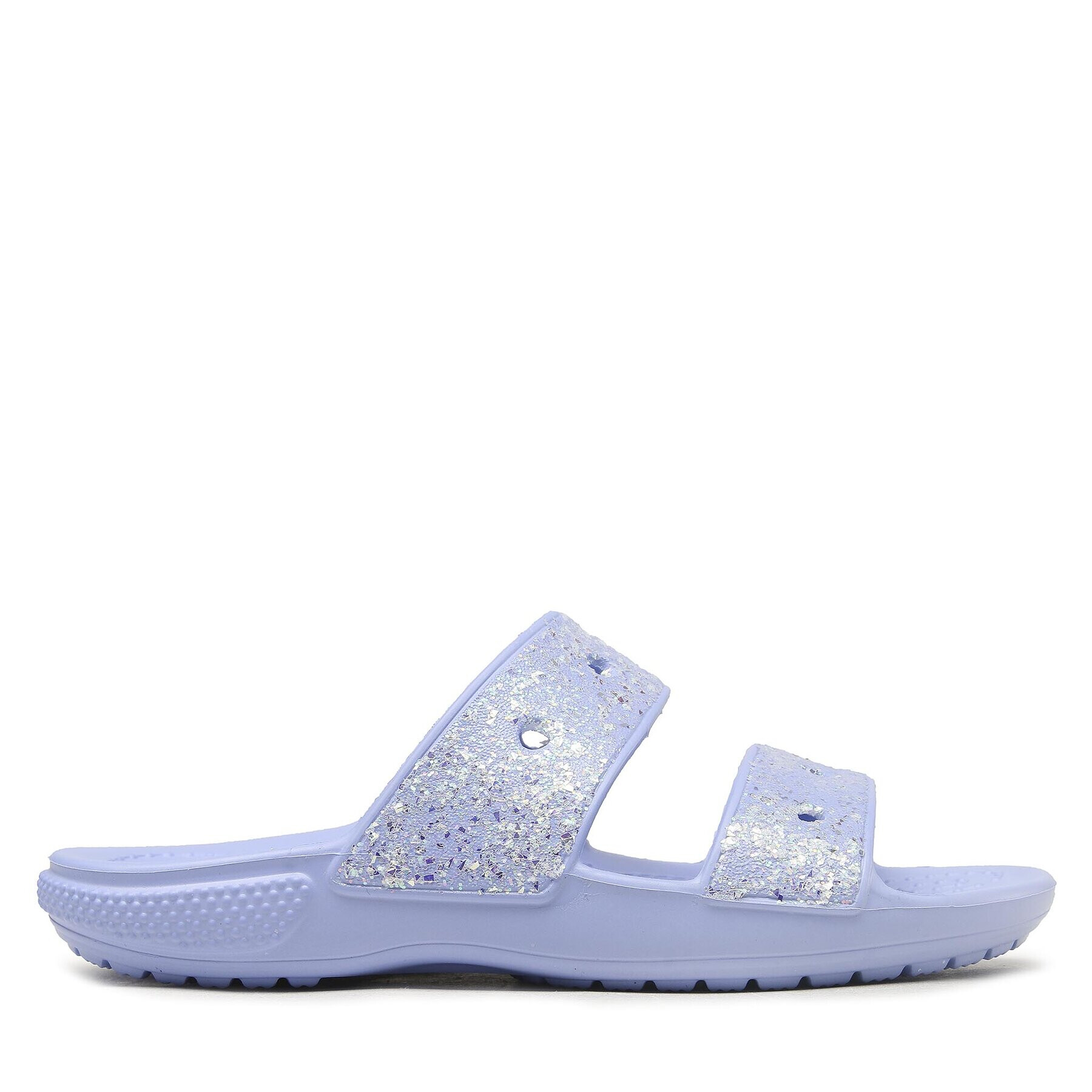 Crocs Чехли Classic Glitter Sandal K 207788 Виолетов - Pepit.bg