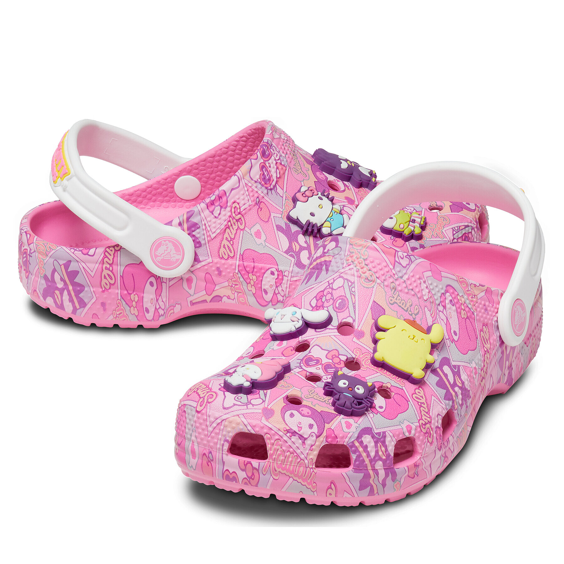 Crocs Чехли Classic Hello Kitty Clog T 208025 Розов - Pepit.bg
