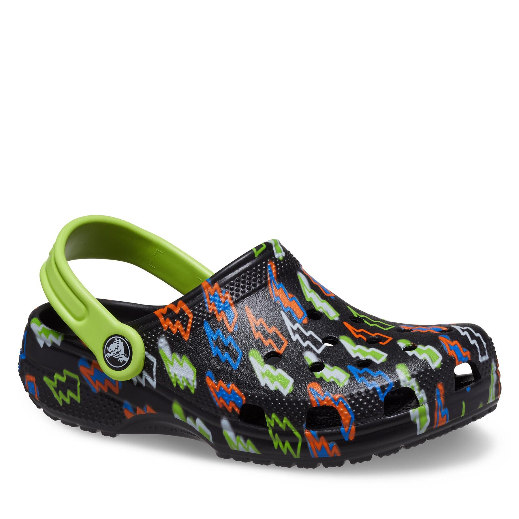 Crocs Чехли Classic Lightning Bolt Clog Kids 208307 Черен - Pepit.bg