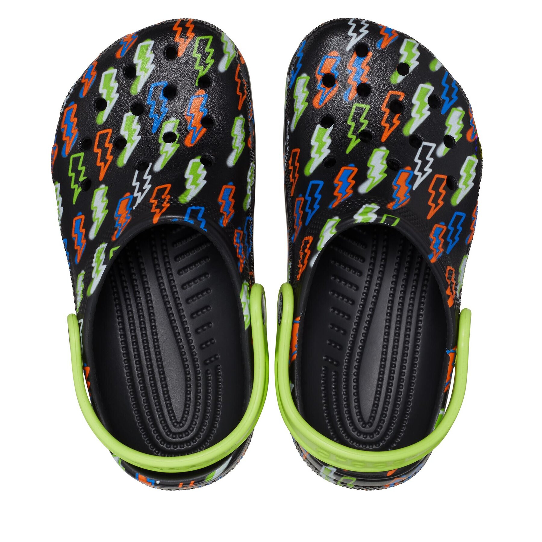 Crocs Чехли Classic Lightning Bolt Clog Kids 208307 Черен - Pepit.bg