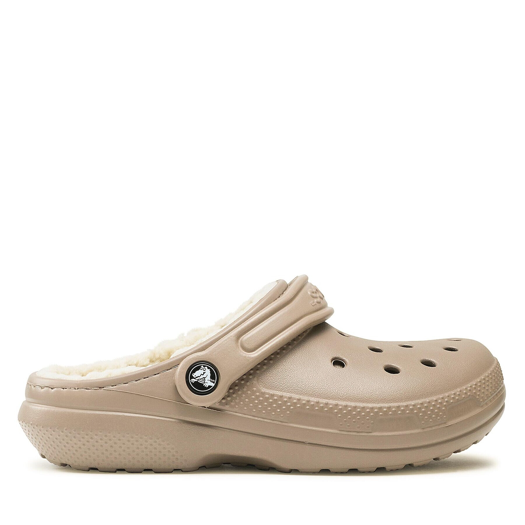 Crocs Чехли Classic Lined Clog 203591 Бежов - Pepit.bg