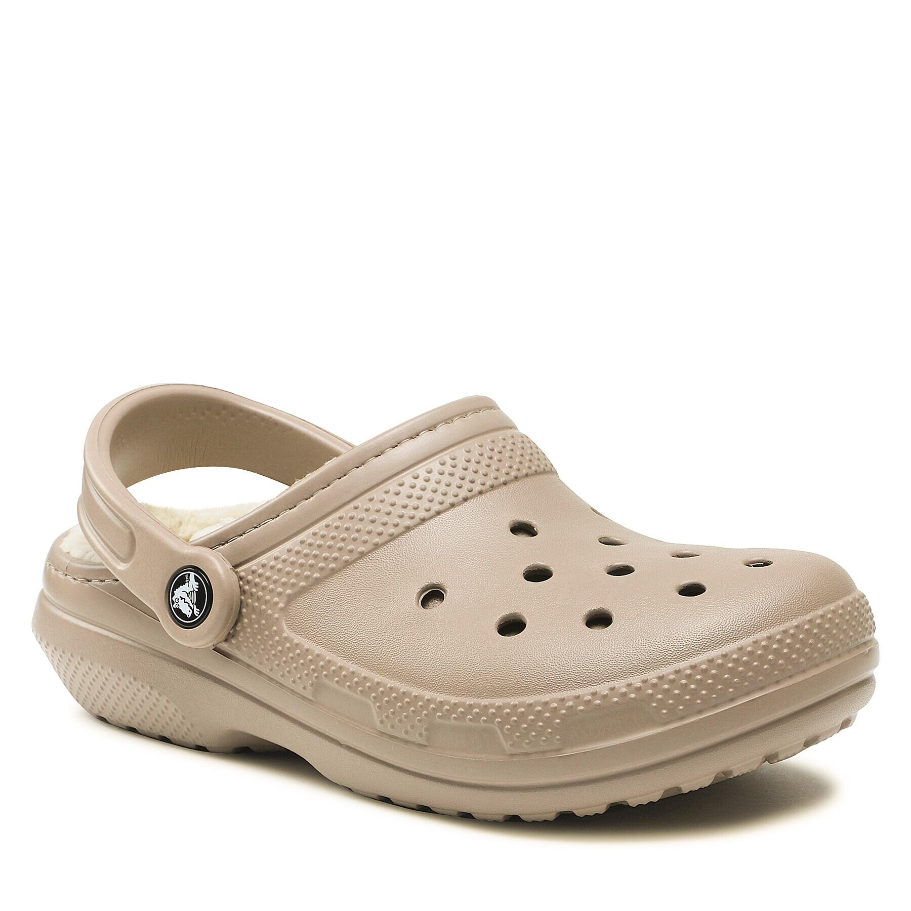 Crocs Чехли Classic Lined Clog 203591 Бежов - Pepit.bg