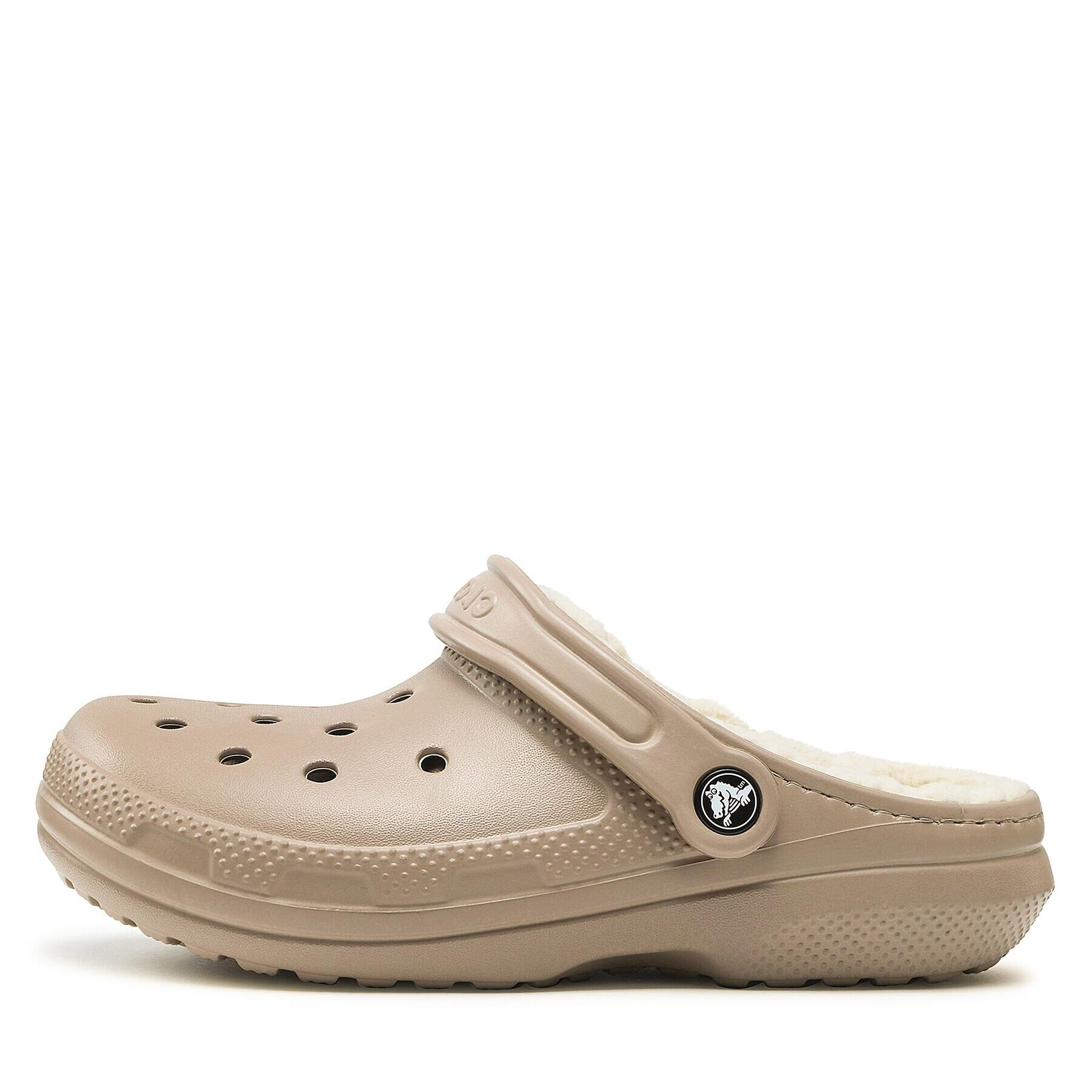 Crocs Чехли Classic Lined Clog 203591 Бежов - Pepit.bg