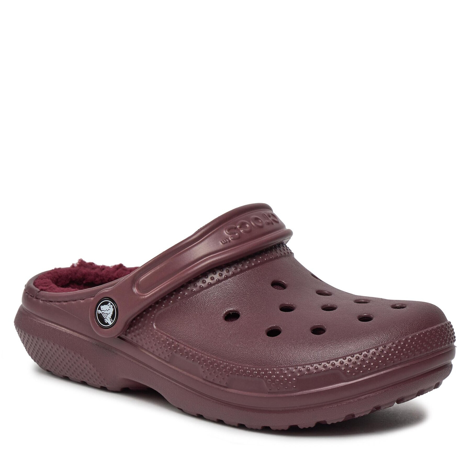 Crocs Чехли Classic Lined Clog 203591 Бордо - Pepit.bg
