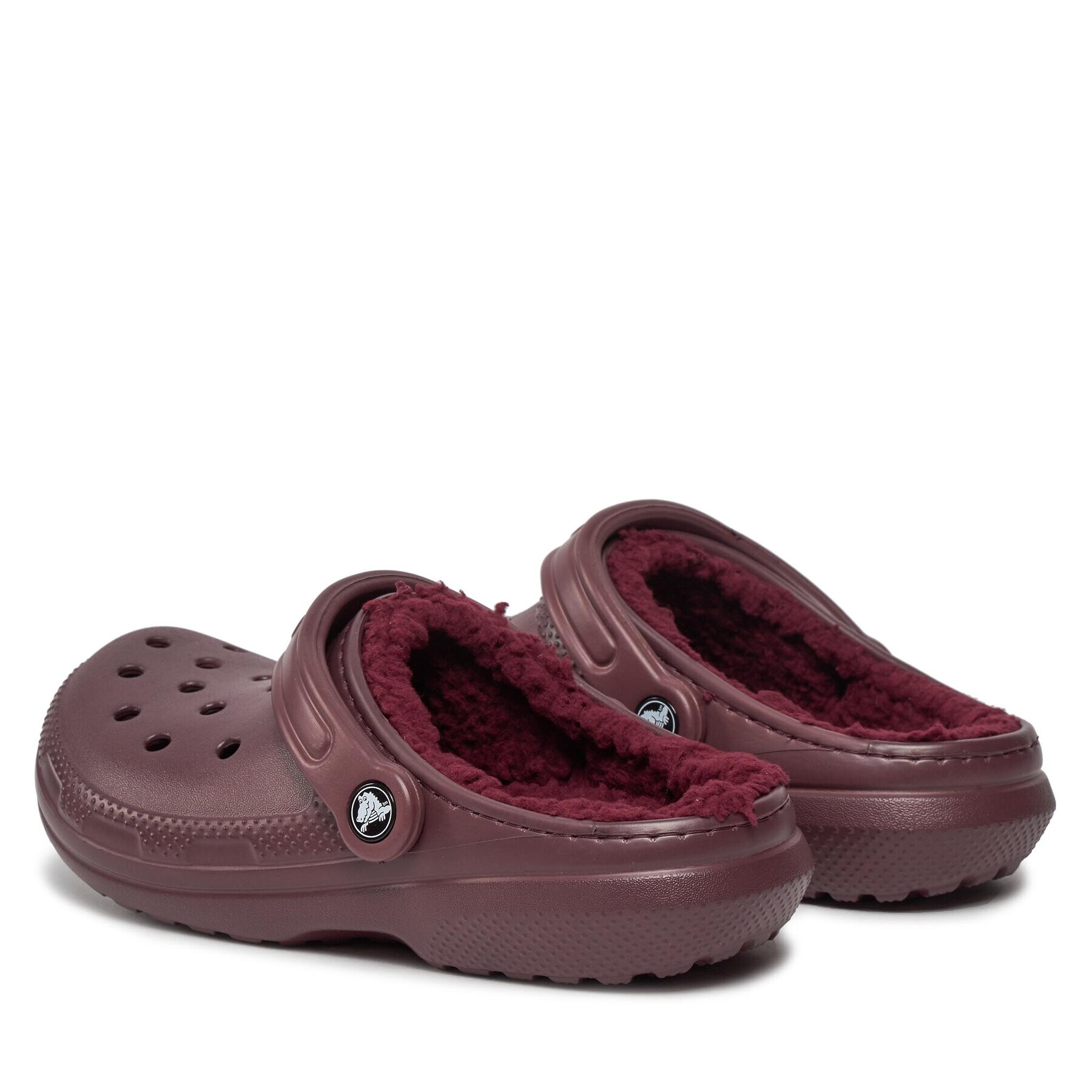 Crocs Чехли Classic Lined Clog 203591 Бордо - Pepit.bg