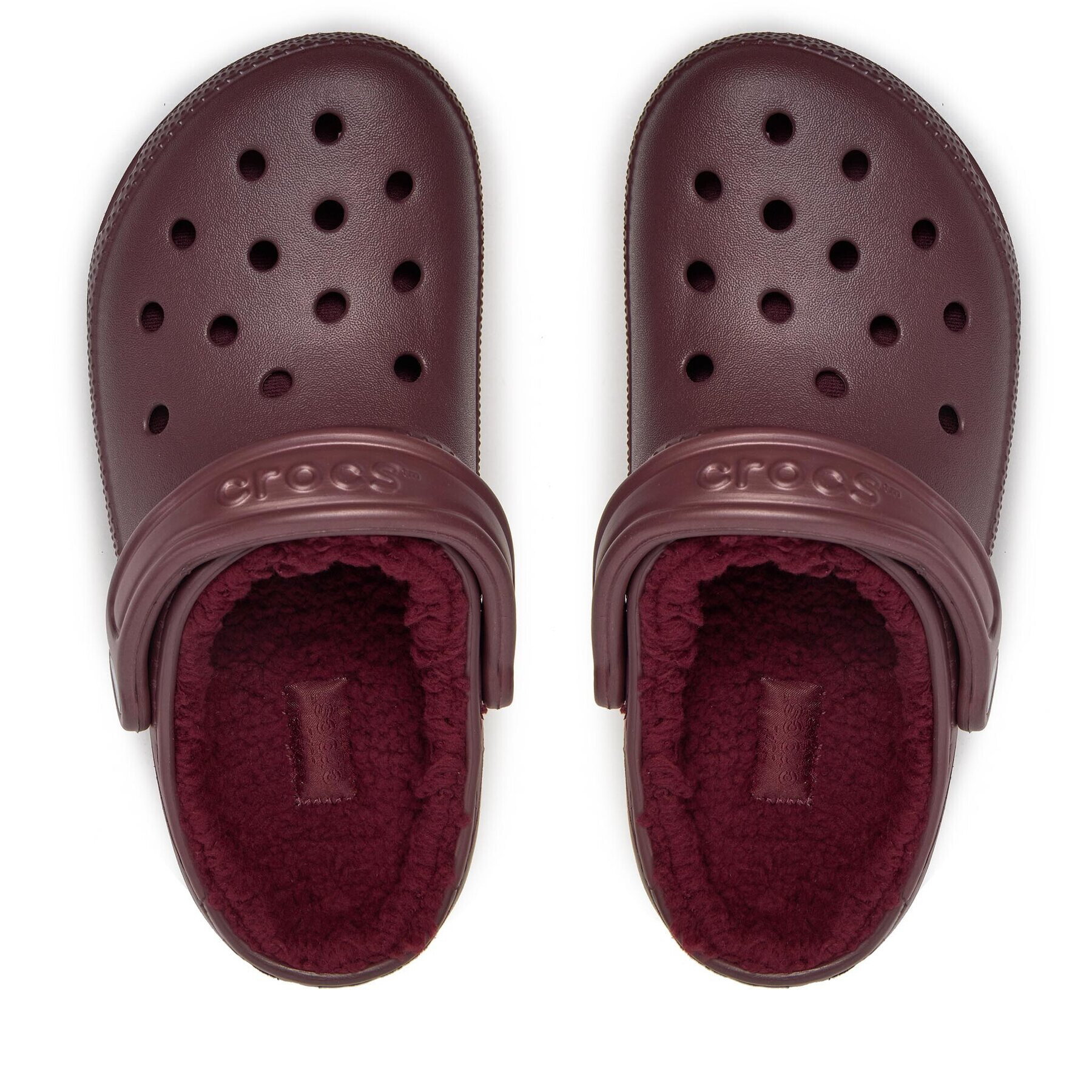 Crocs Чехли Classic Lined Clog 203591 Бордо - Pepit.bg