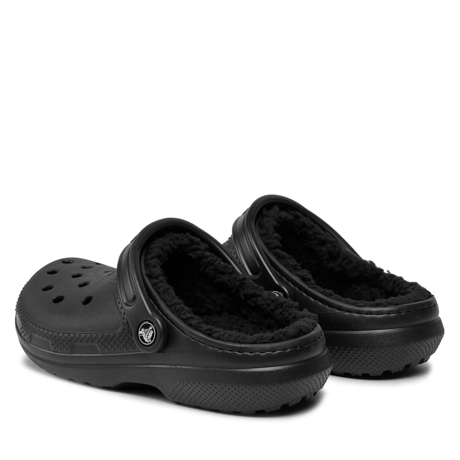 Crocs Чехли Classic Lined Clog 203591 Черен - Pepit.bg