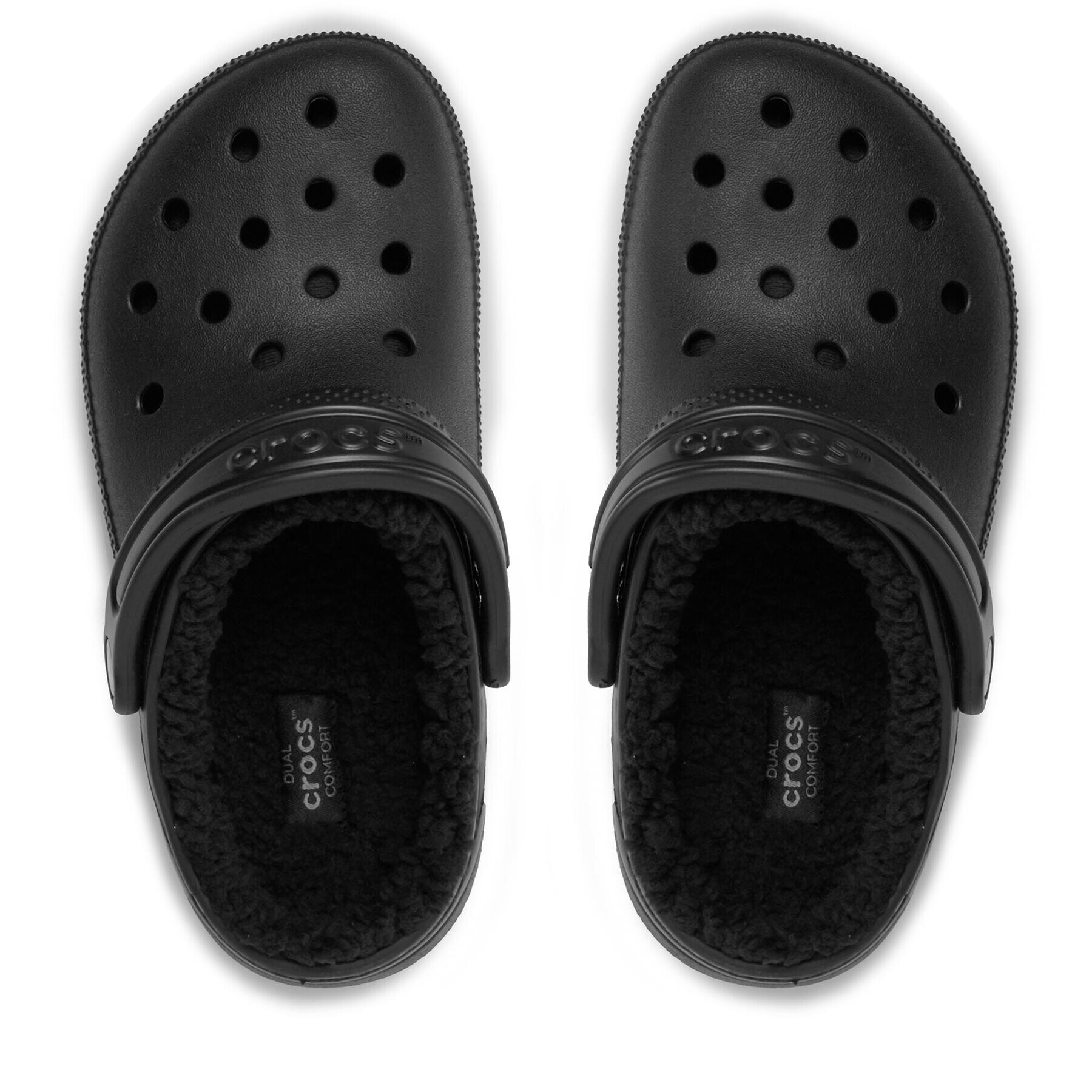 Crocs Чехли Classic Lined Clog 203591 Черен - Pepit.bg