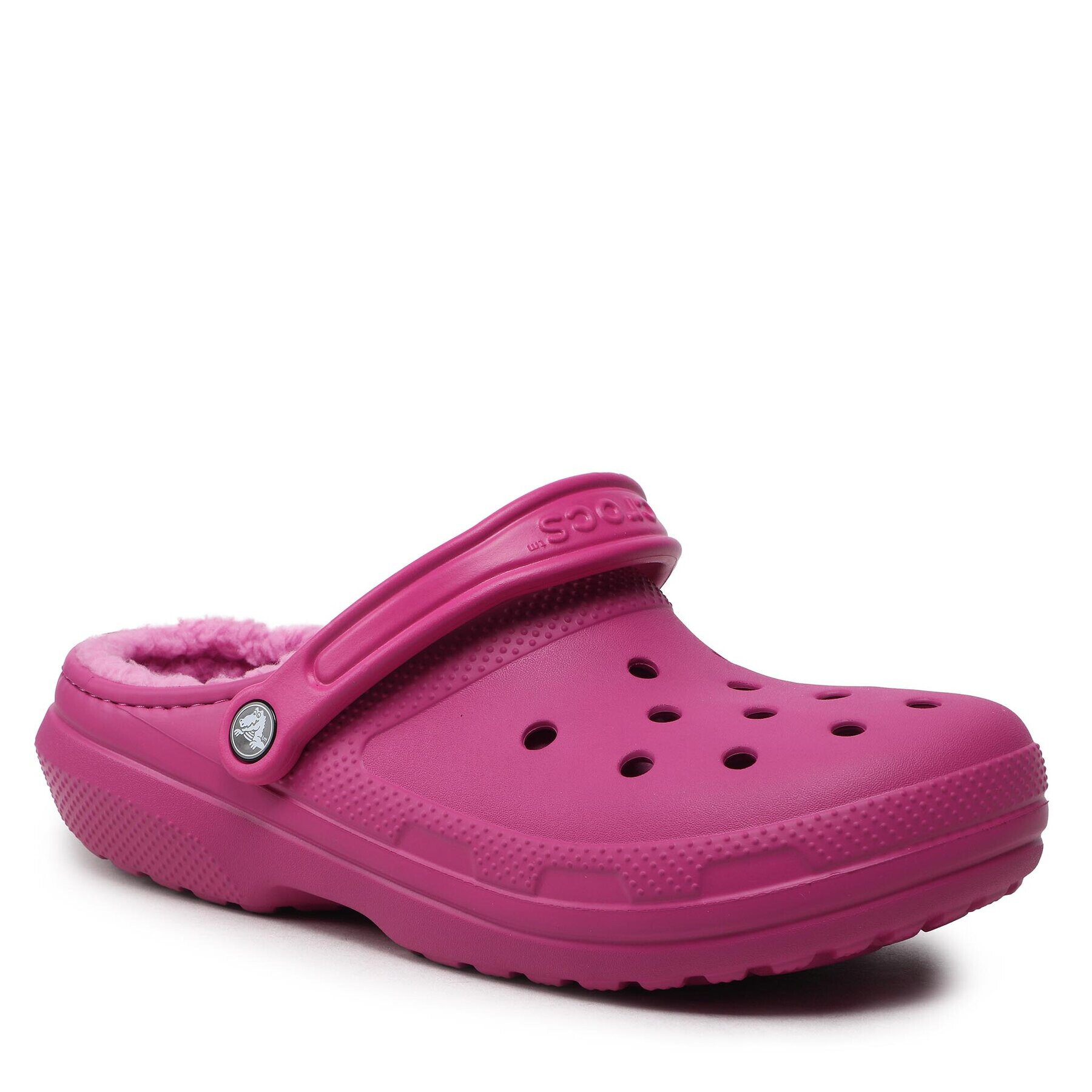 Crocs Чехли Classic Lined Clog 203591 Розов - Pepit.bg