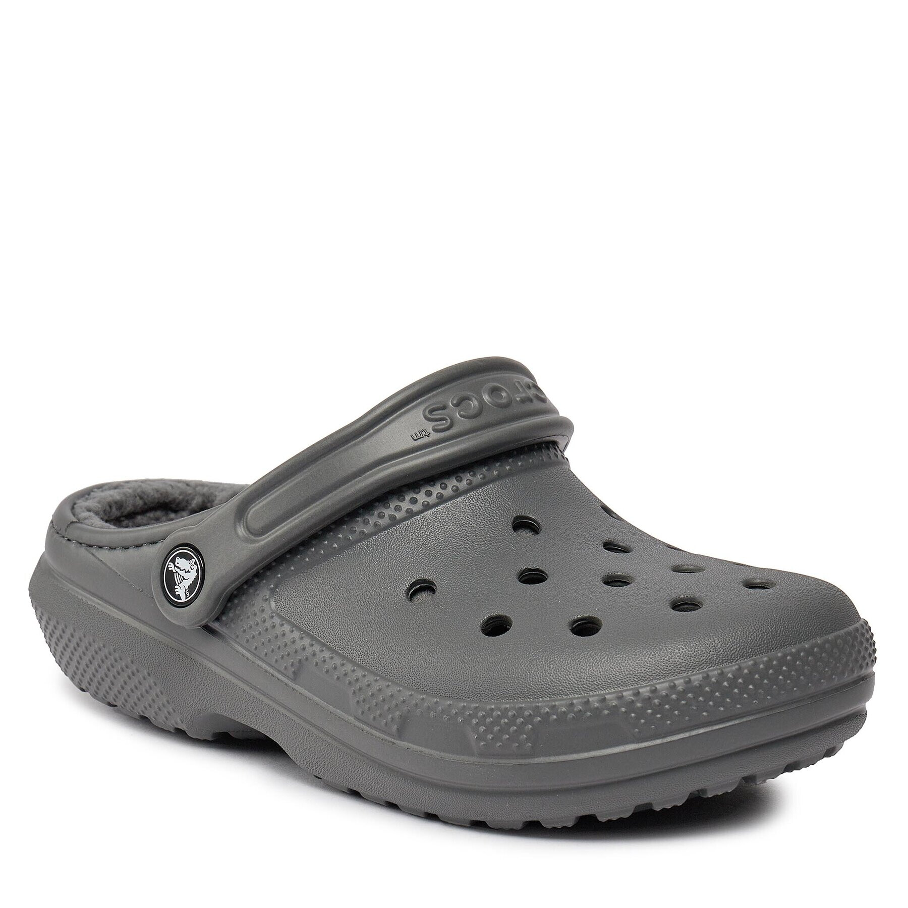 Crocs Чехли Classic Lined Clog 203591 Сив - Pepit.bg