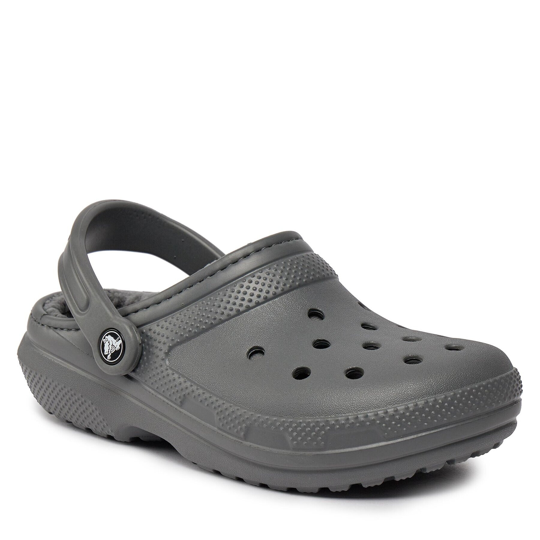 Crocs Чехли Classic Lined Clog 203591 Сив - Pepit.bg