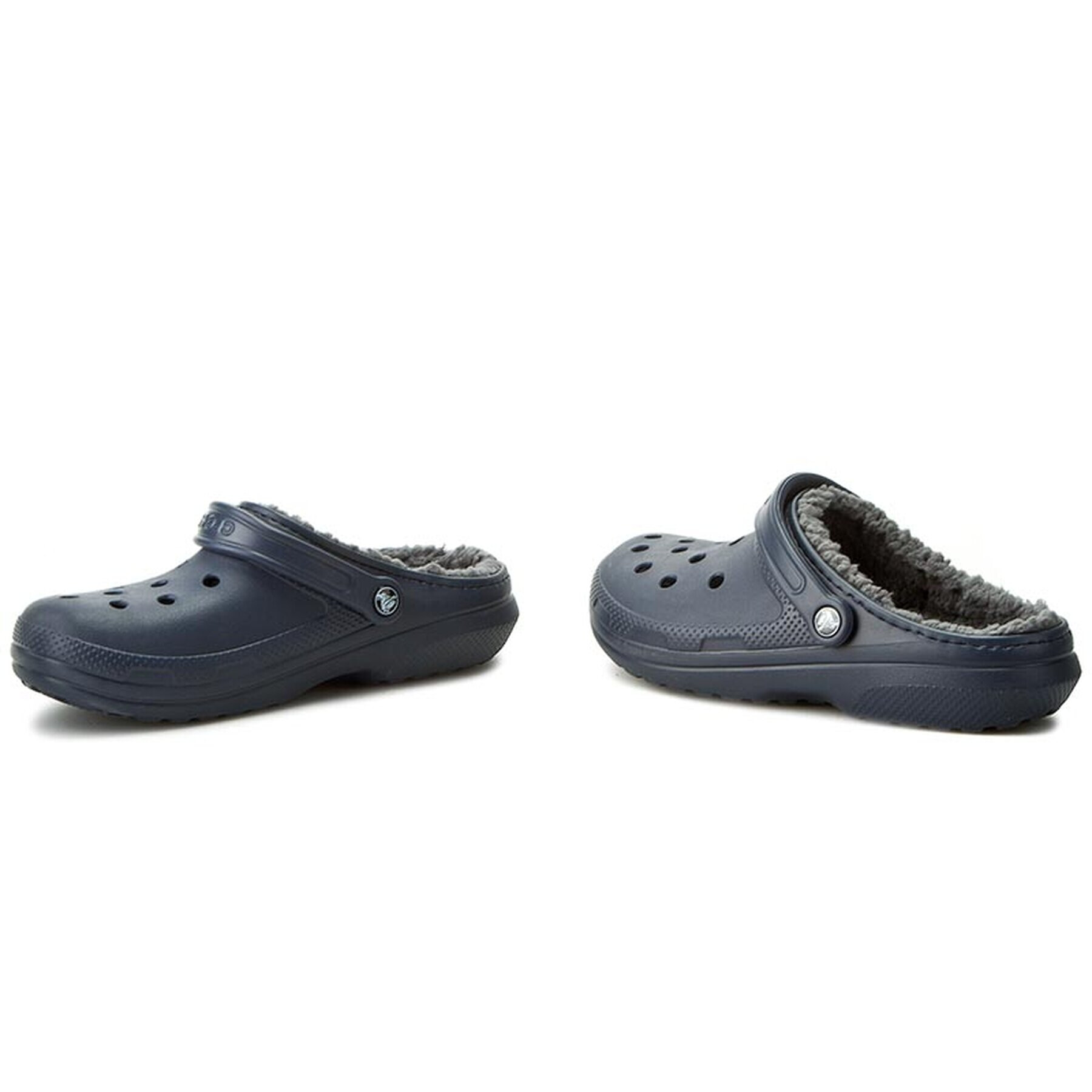 Crocs Чехли Classic Lined Clog 203591 Тъмносин - Pepit.bg