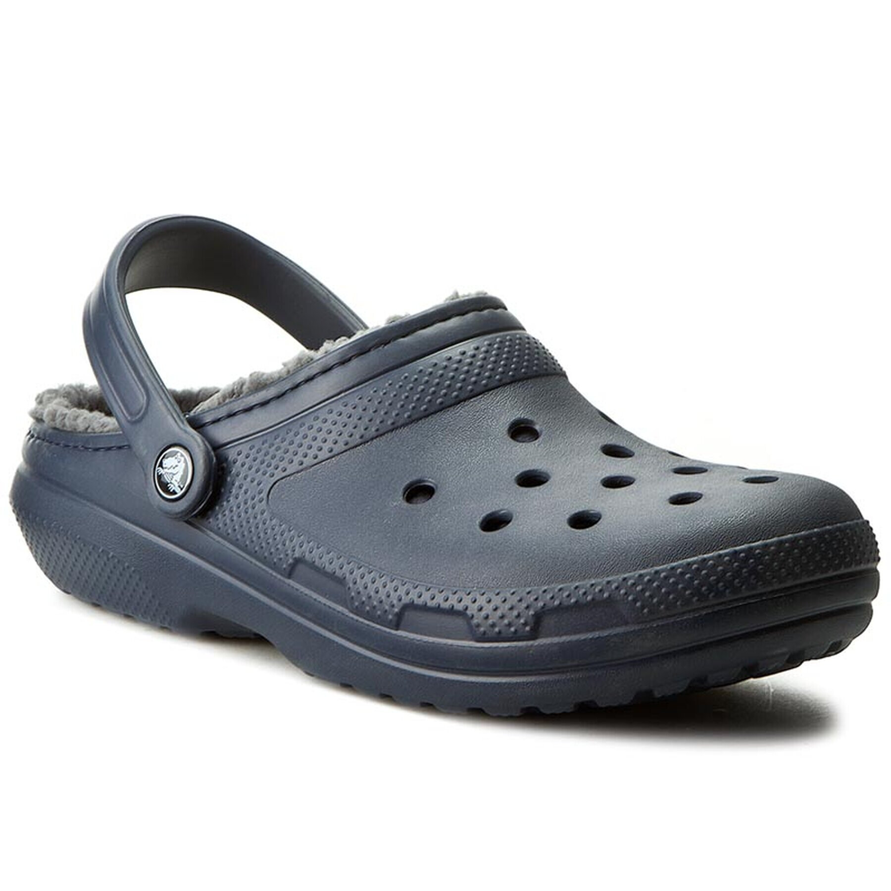 Crocs Чехли Classic Lined Clog 203591 Тъмносин - Pepit.bg