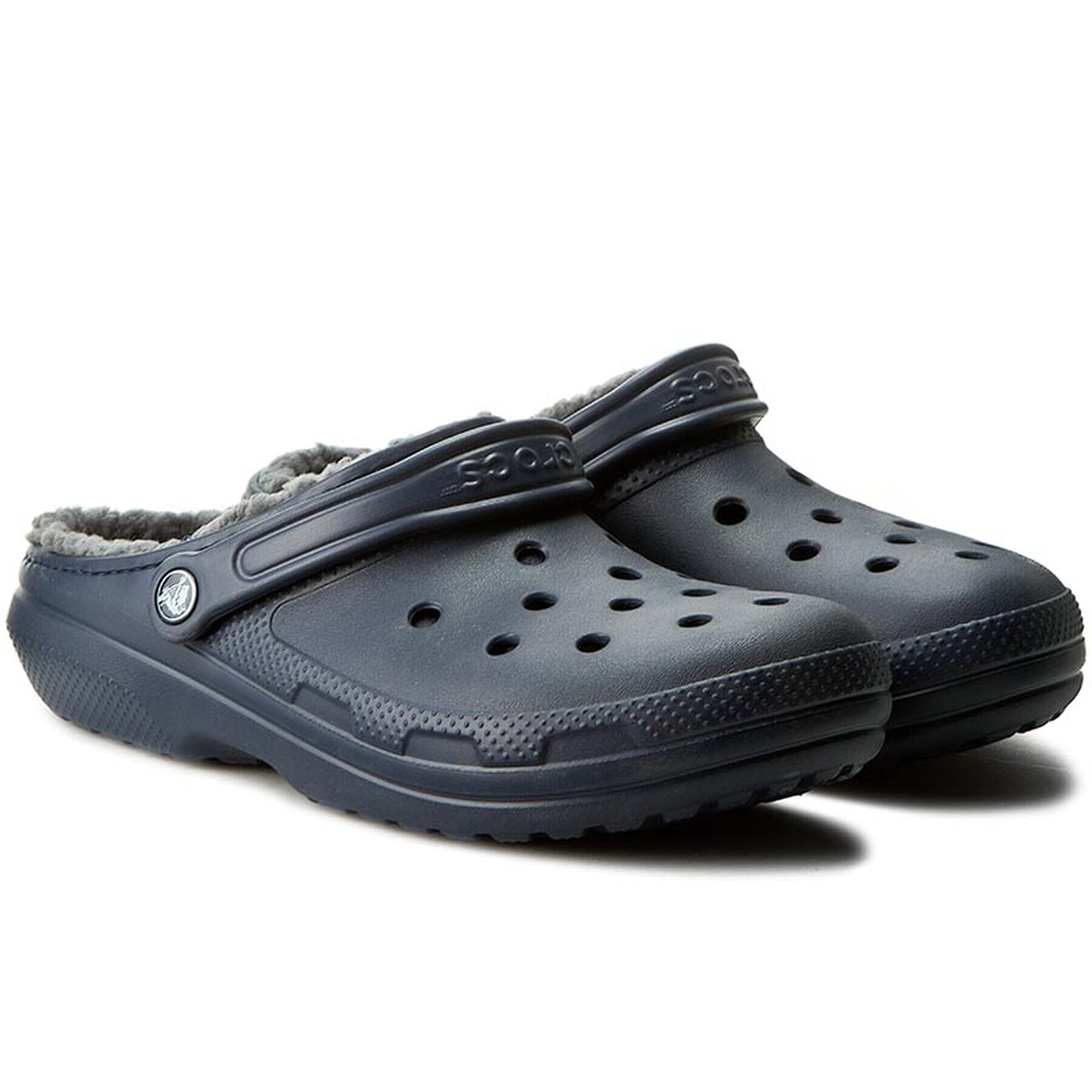 Crocs Чехли Classic Lined Clog 203591 Тъмносин - Pepit.bg