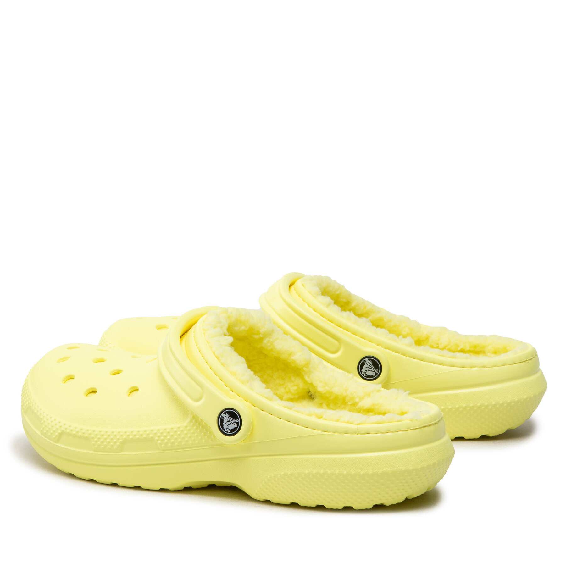 Crocs Чехли Classic Lined Clog 203591 Жълт - Pepit.bg