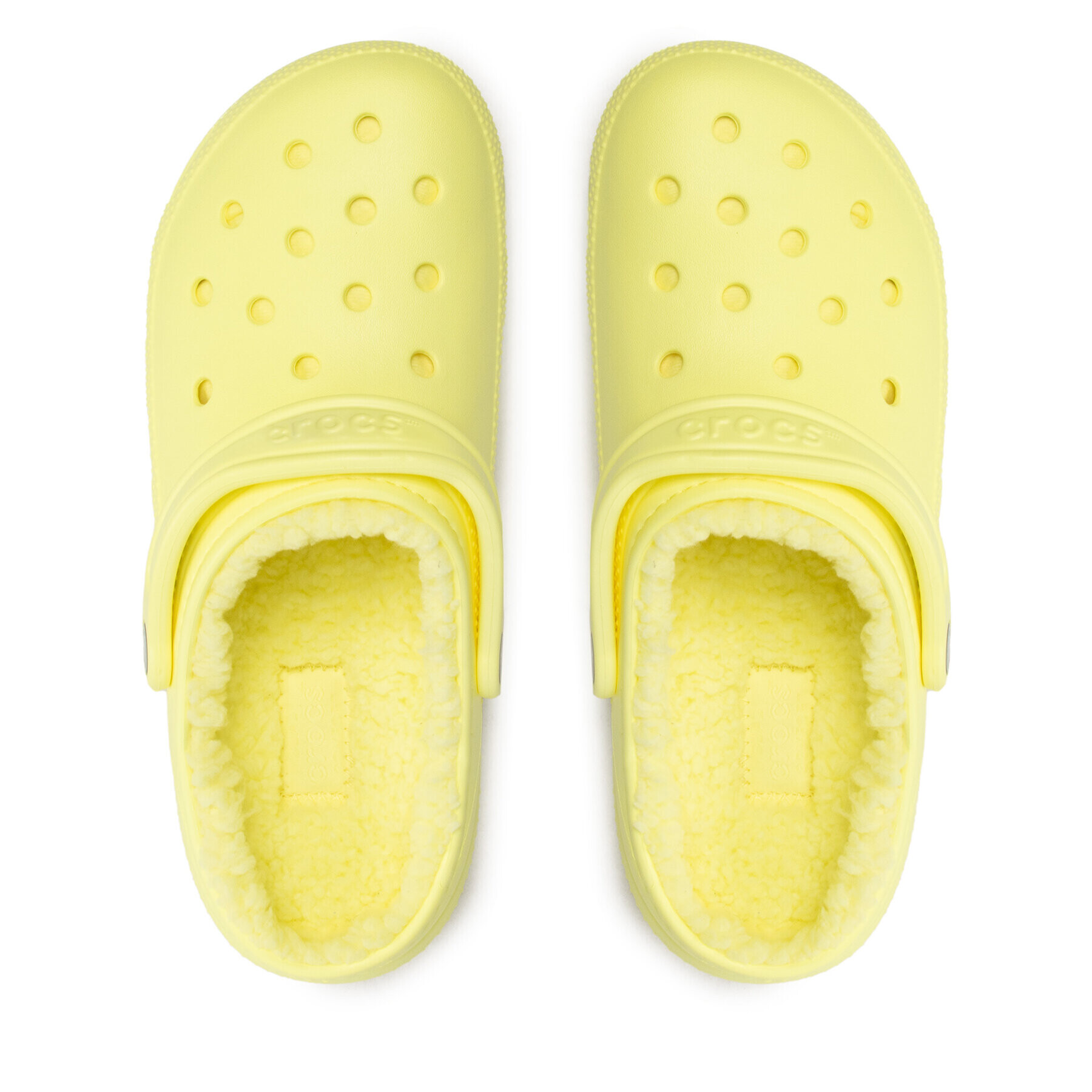 Crocs Чехли Classic Lined Clog 203591 Жълт - Pepit.bg