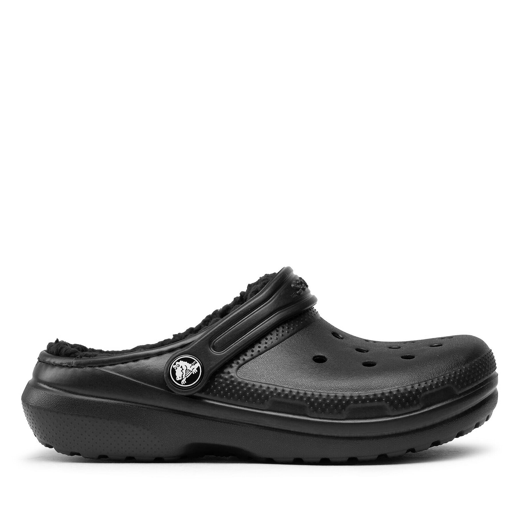 Crocs Чехли Classic Lined Clog K 207010 Черен - Pepit.bg