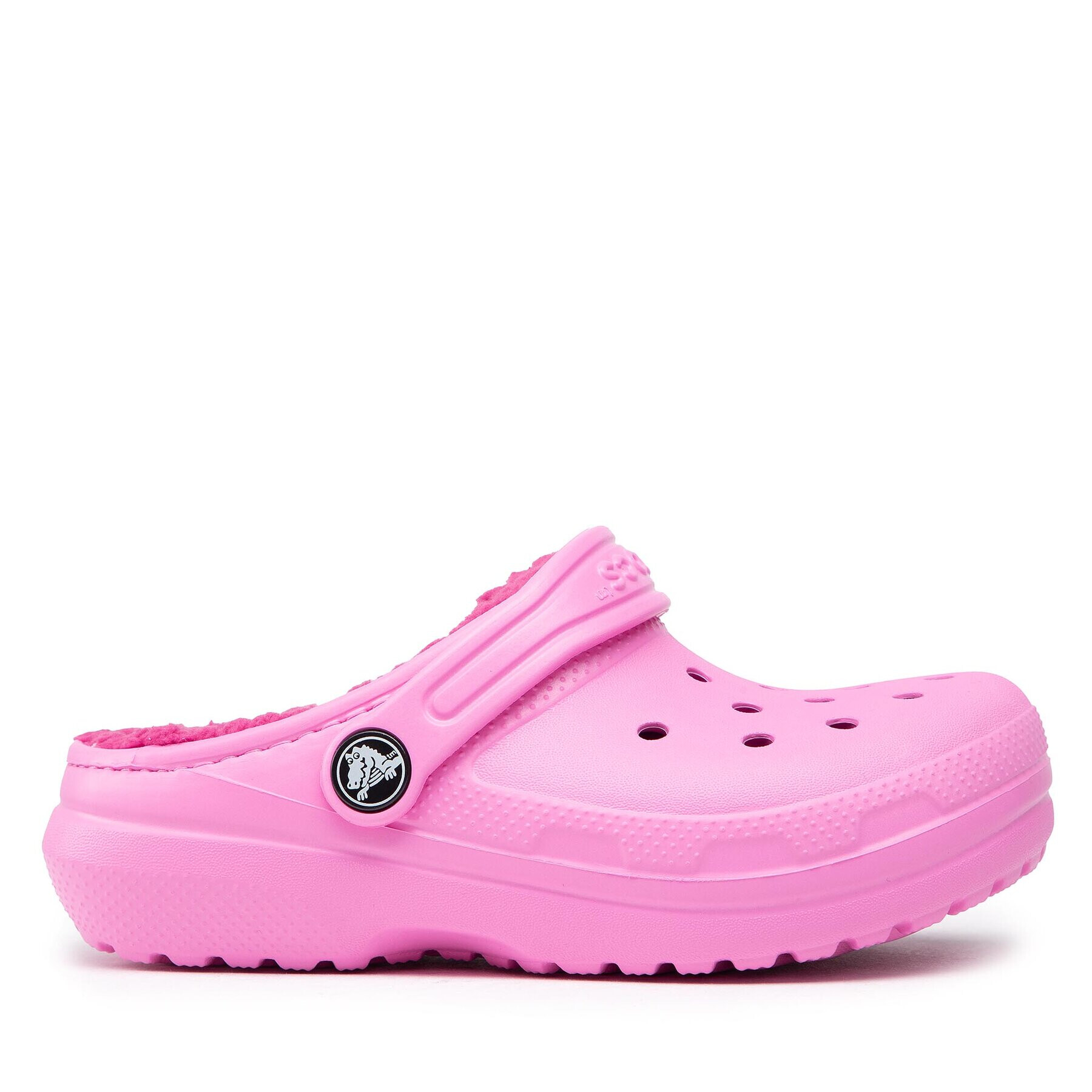 Crocs Чехли Classic Lined Clog K 207010 Розов - Pepit.bg