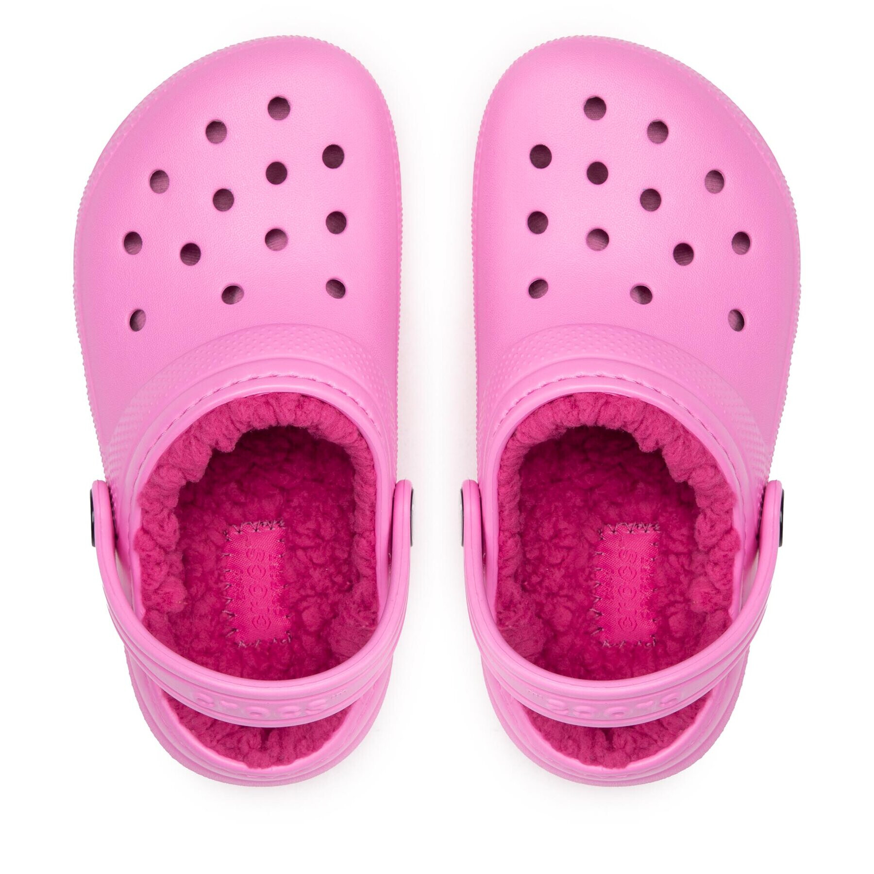 Crocs Чехли Classic Lined Clog K 207010 Розов - Pepit.bg