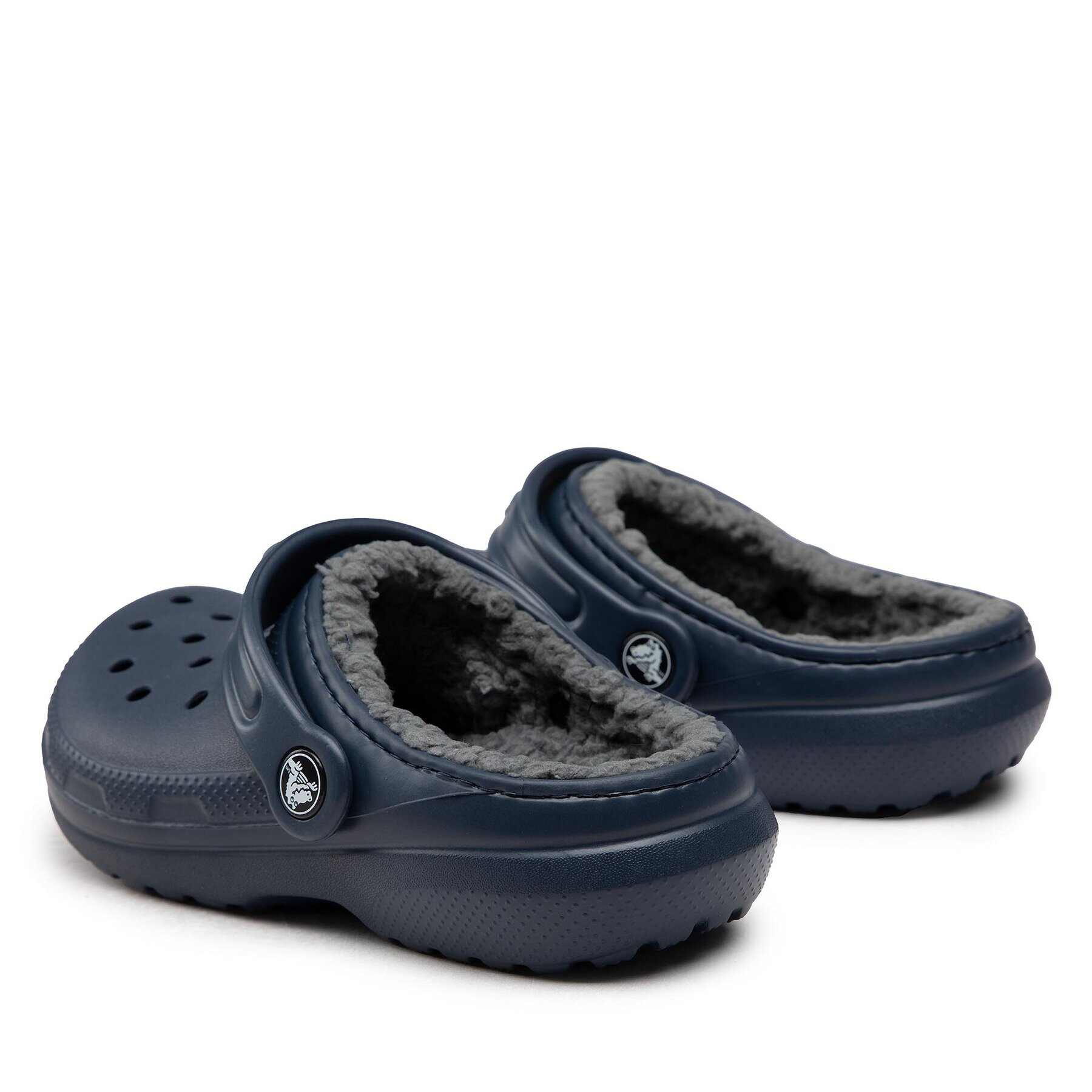 Crocs Чехли Classic Lined Clog K 207010 Тъмносин - Pepit.bg