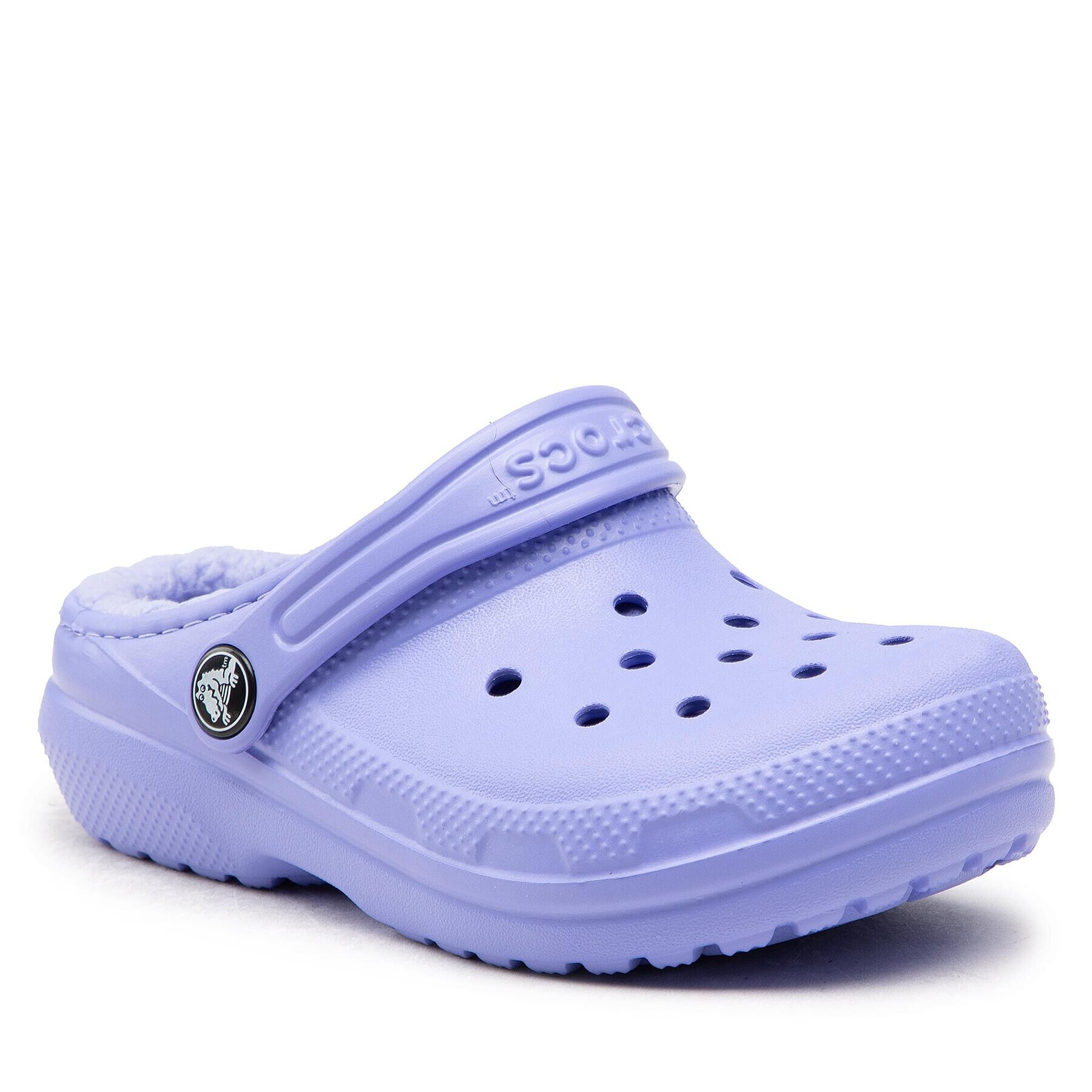 Crocs Чехли Classic Lined Clog K 207010 Виолетов - Pepit.bg