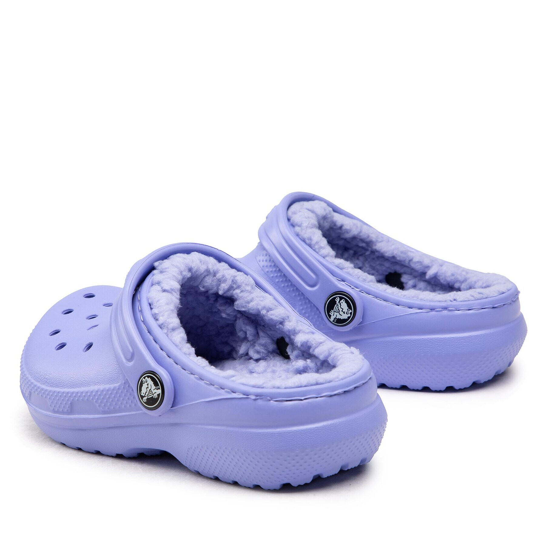 Crocs Чехли Classic Lined Clog K 207010 Виолетов - Pepit.bg