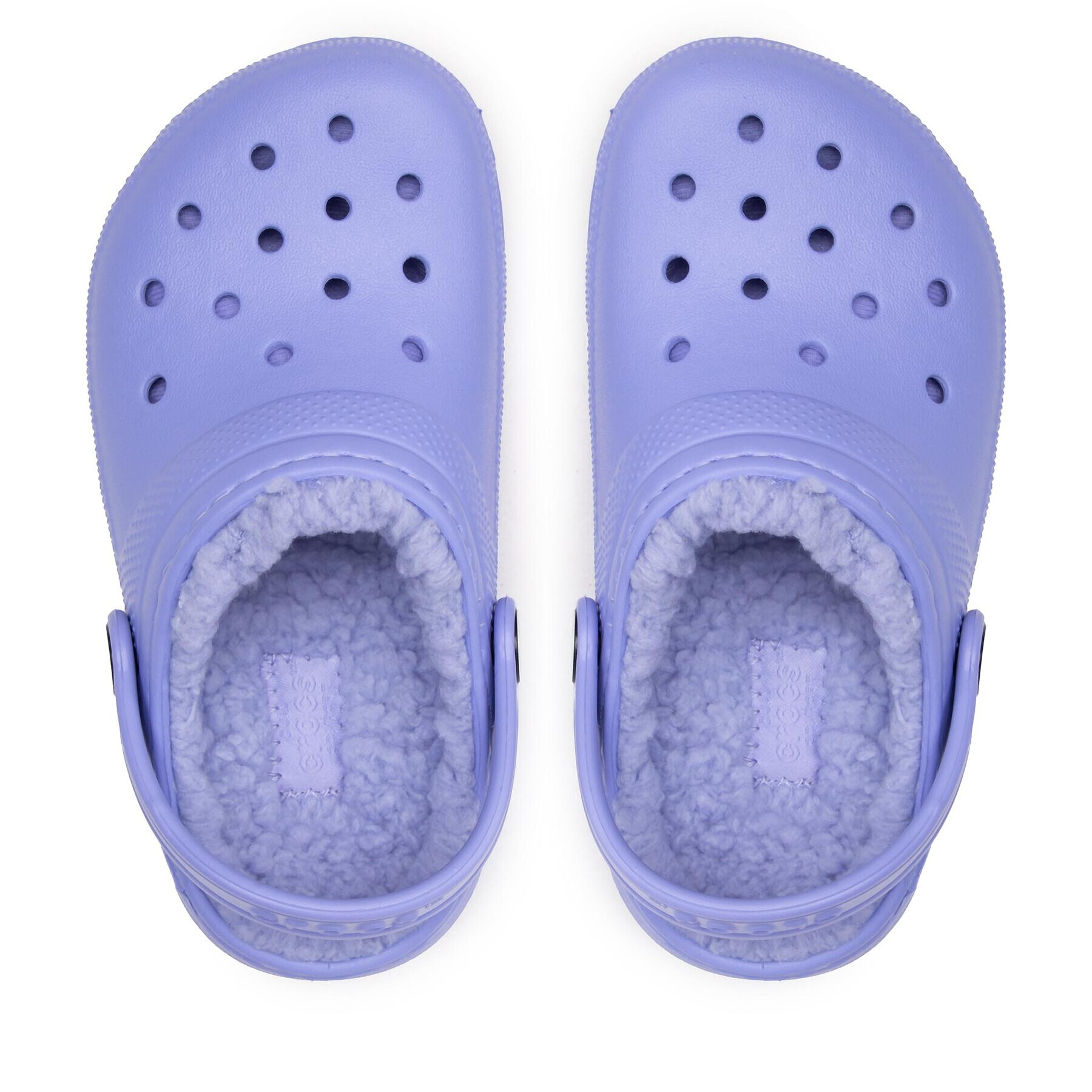 Crocs Чехли Classic Lined Clog K 207010 Виолетов - Pepit.bg