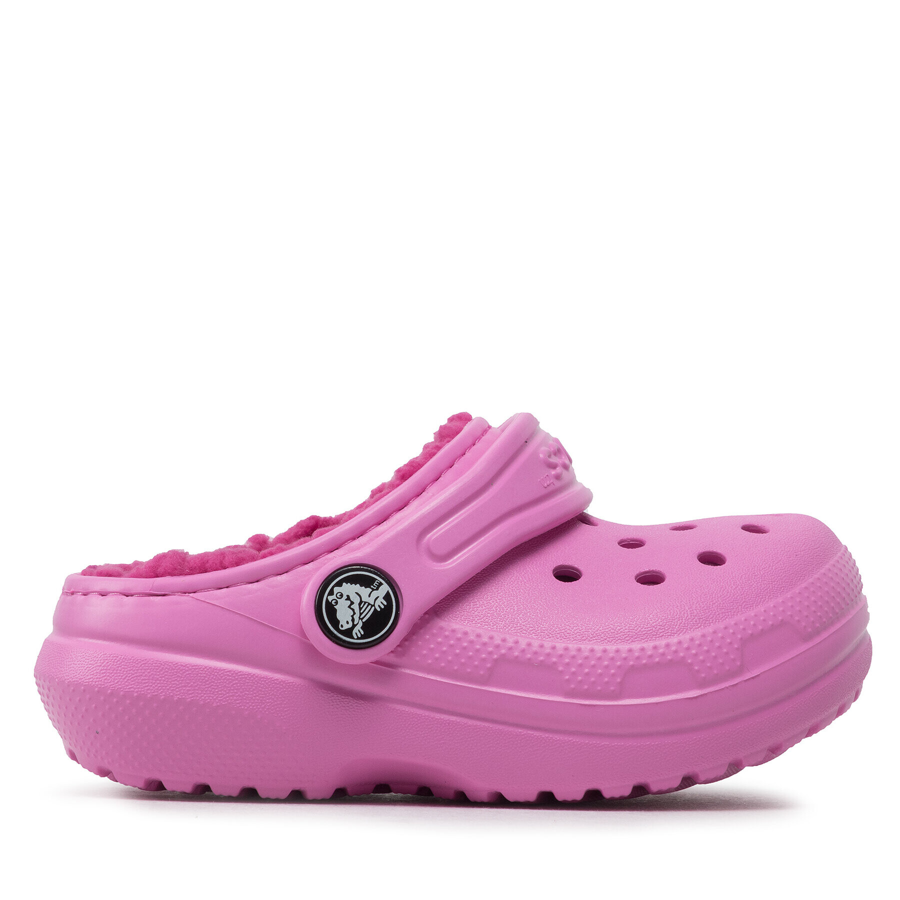 Crocs Чехли Classic Lined Clog T 207009 Розов - Pepit.bg