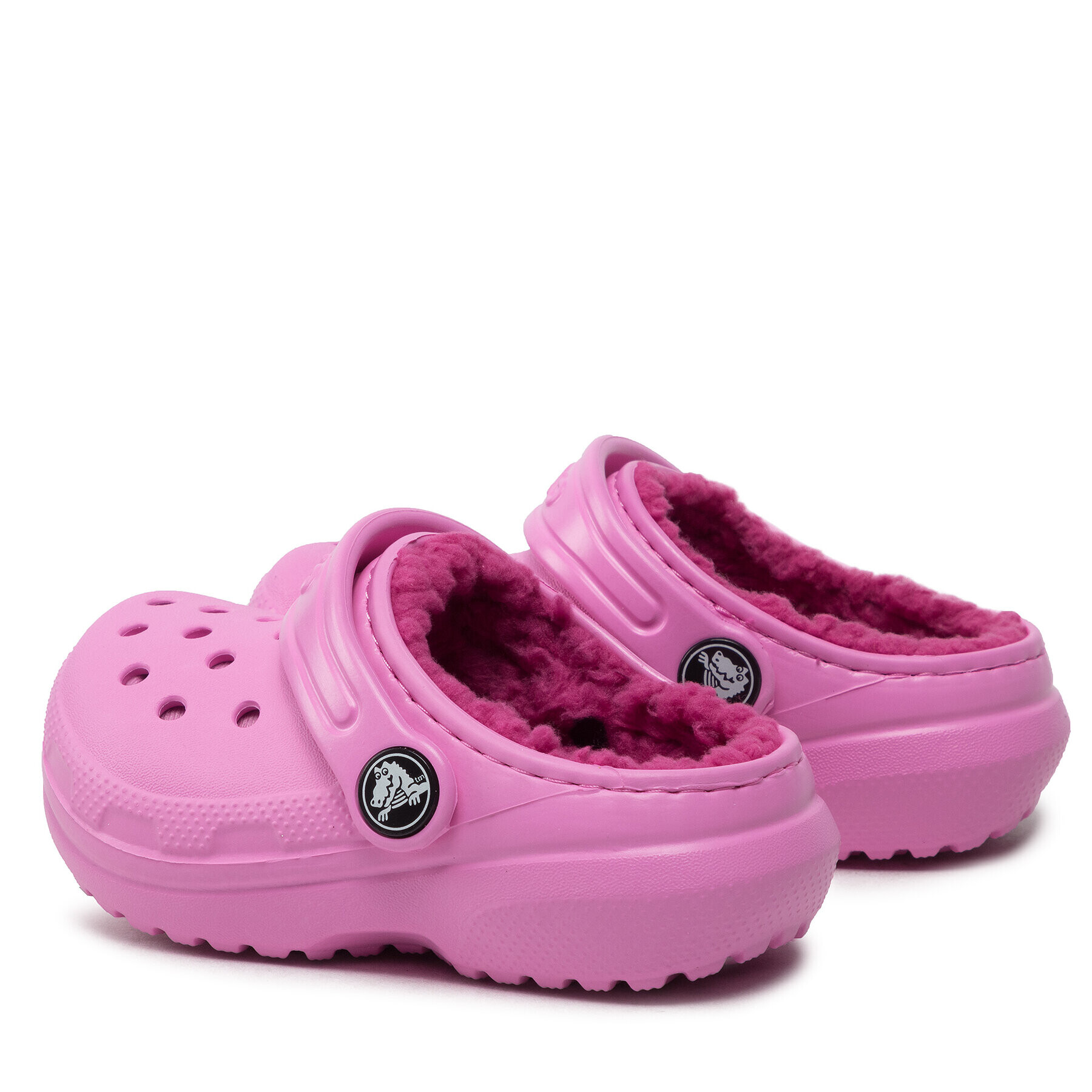 Crocs Чехли Classic Lined Clog T 207009 Розов - Pepit.bg